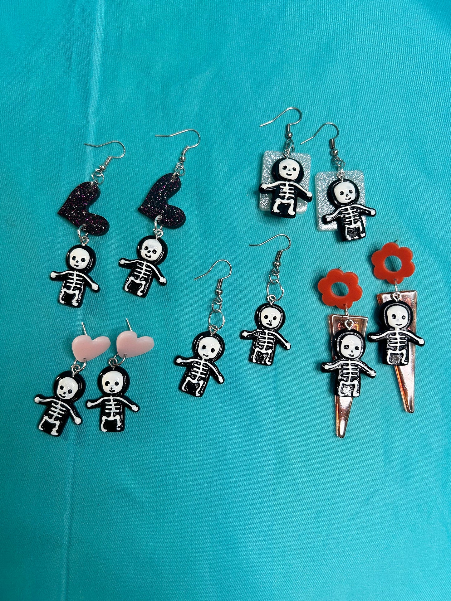 Creepy Baby Skeleton Earrings | Choose Your Style