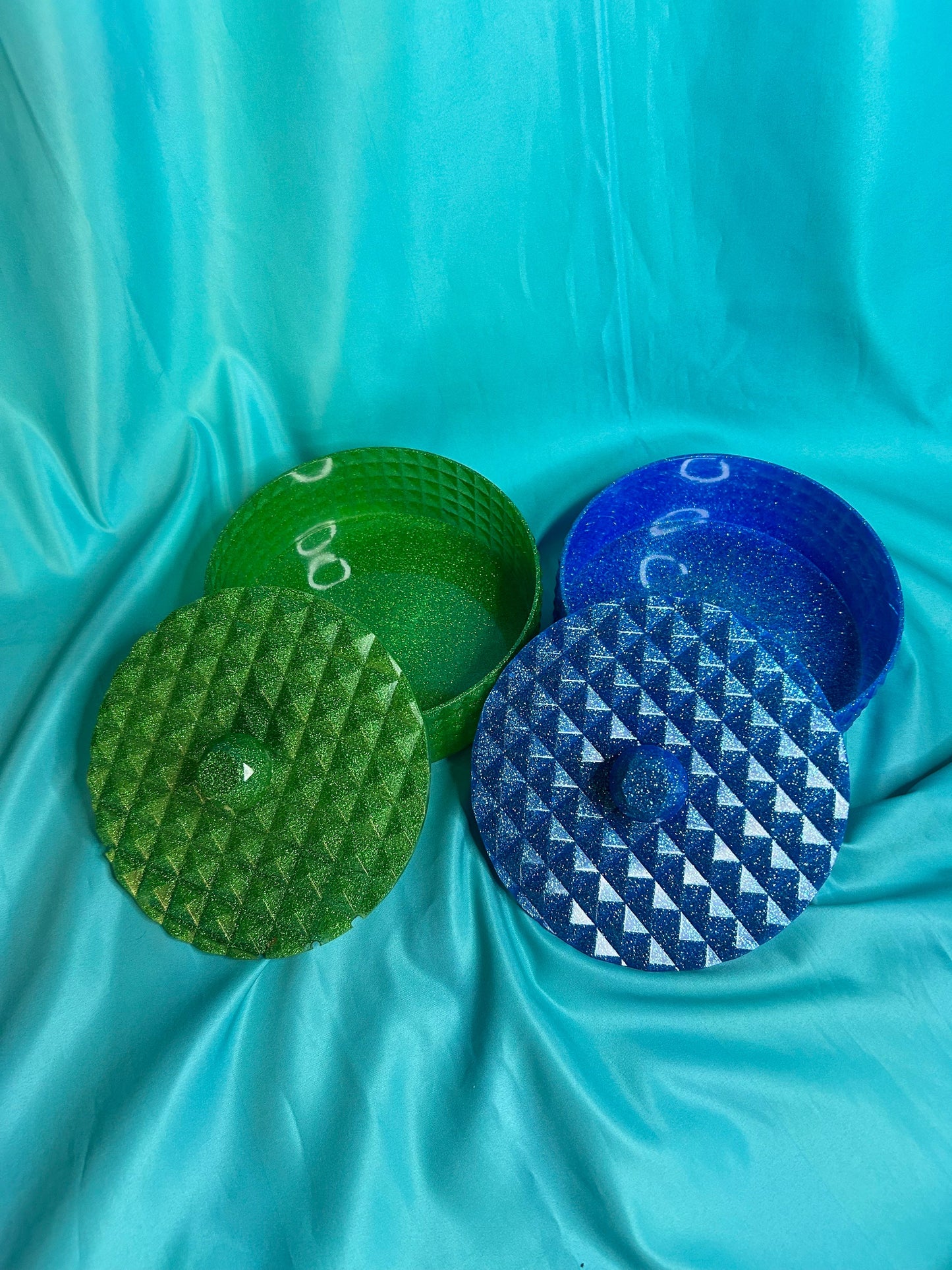 Large Decorative Jar | Diamond Pattern | Choose Your Color
