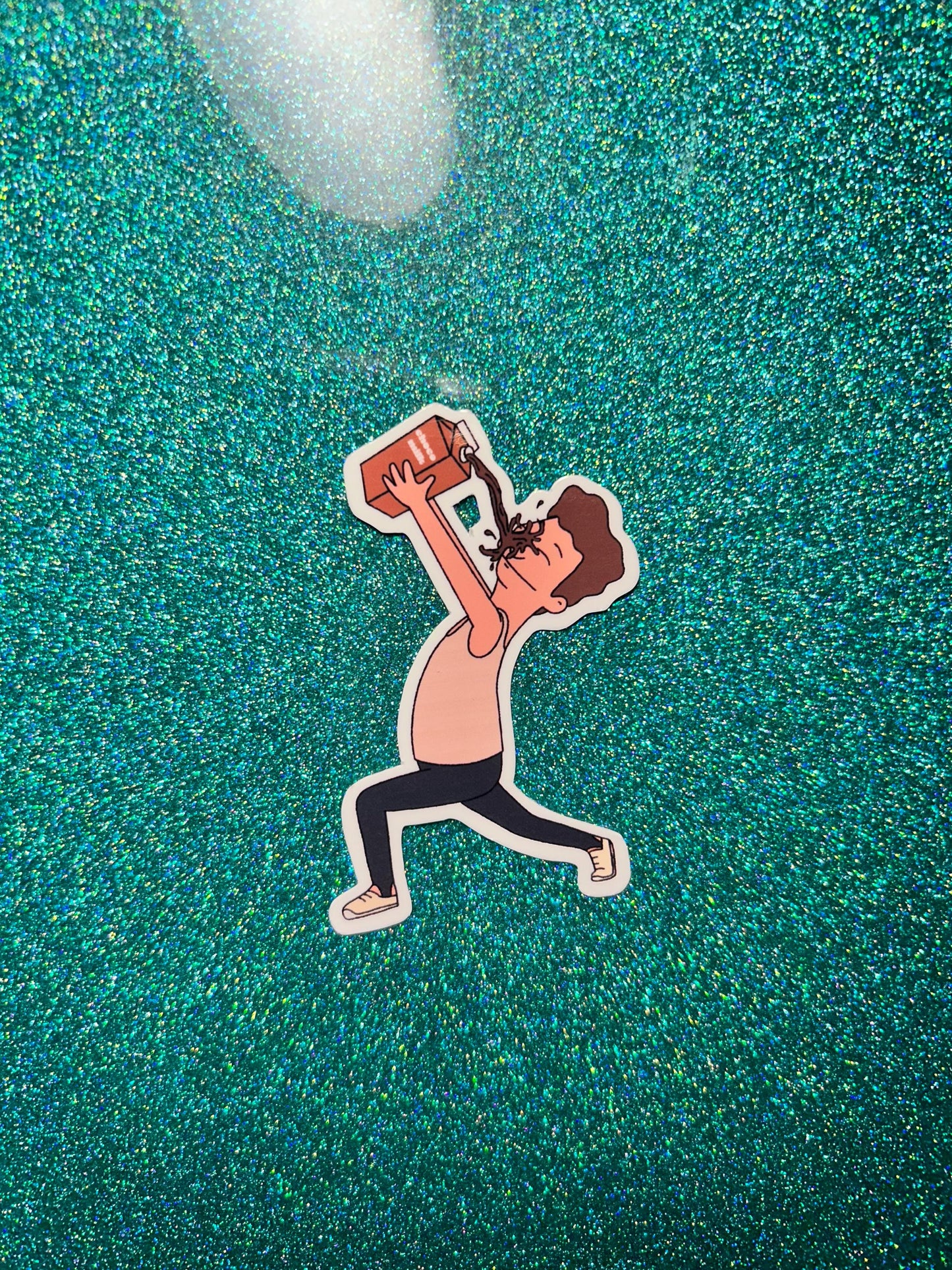 Joshua Sticker | Chocolate Milk | Lactose Intolerance | Bobs Burgers Fan Art