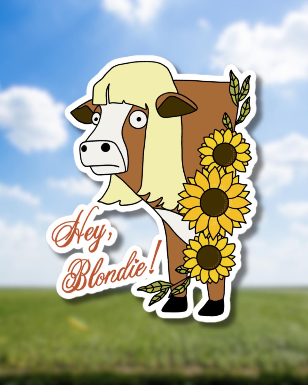 Moolissa Sticker | Hey Blondie! | Bobs Burgers Fan Art