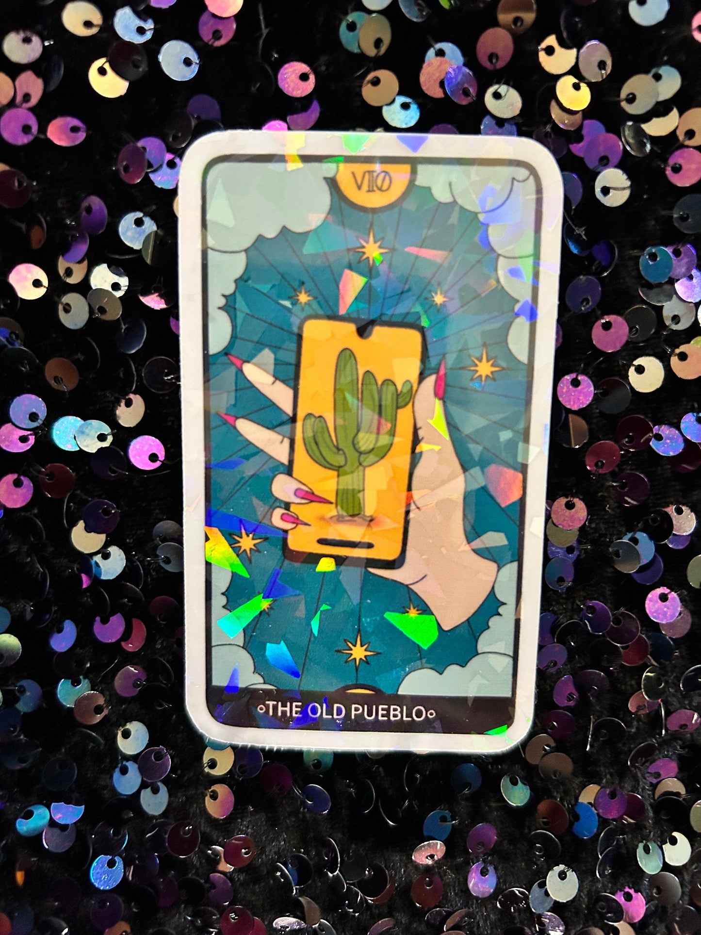 Tucson Tarot Sticker | Choose Your Finish