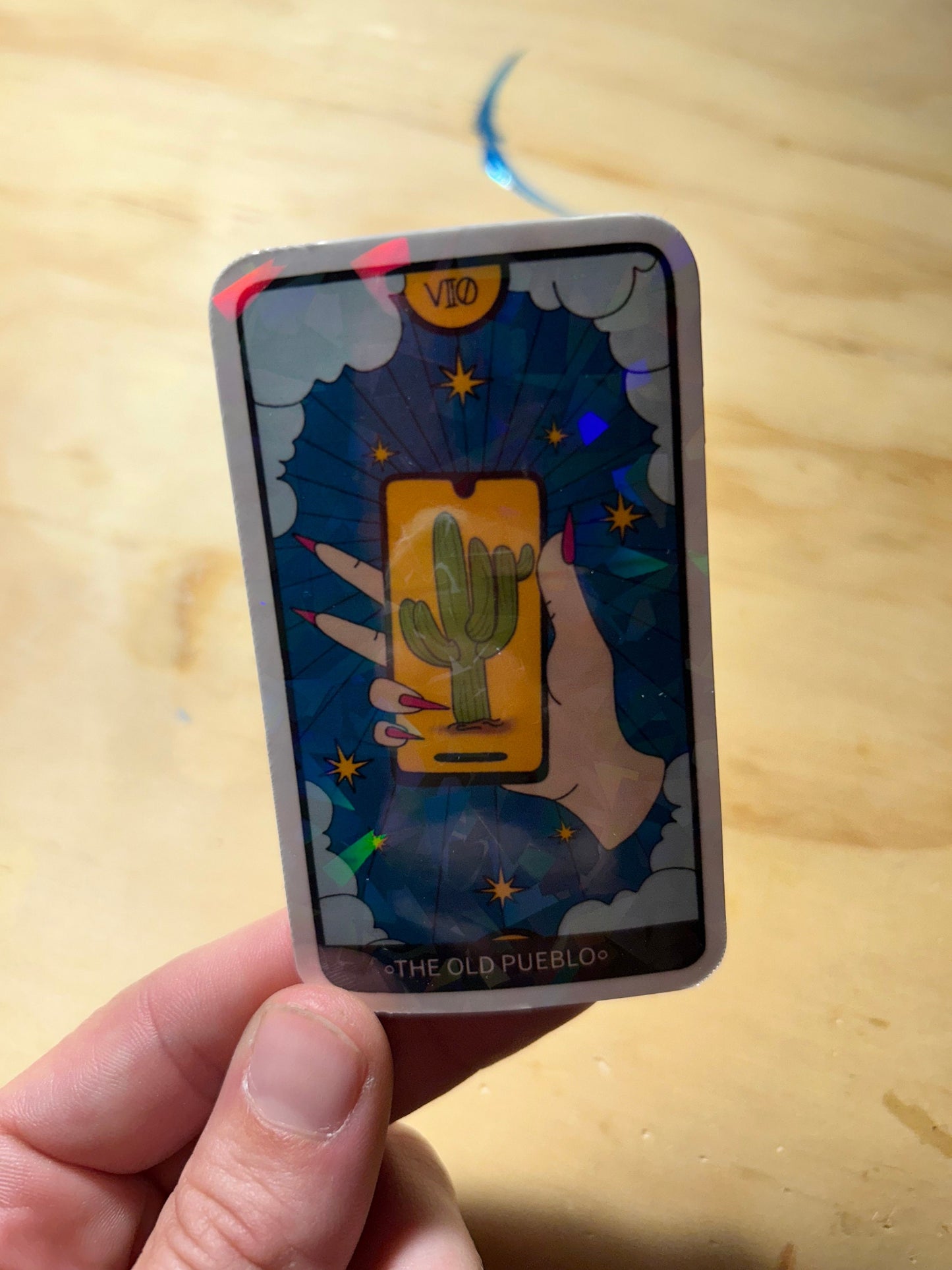 Tucson Tarot Sticker | Choose Your Finish