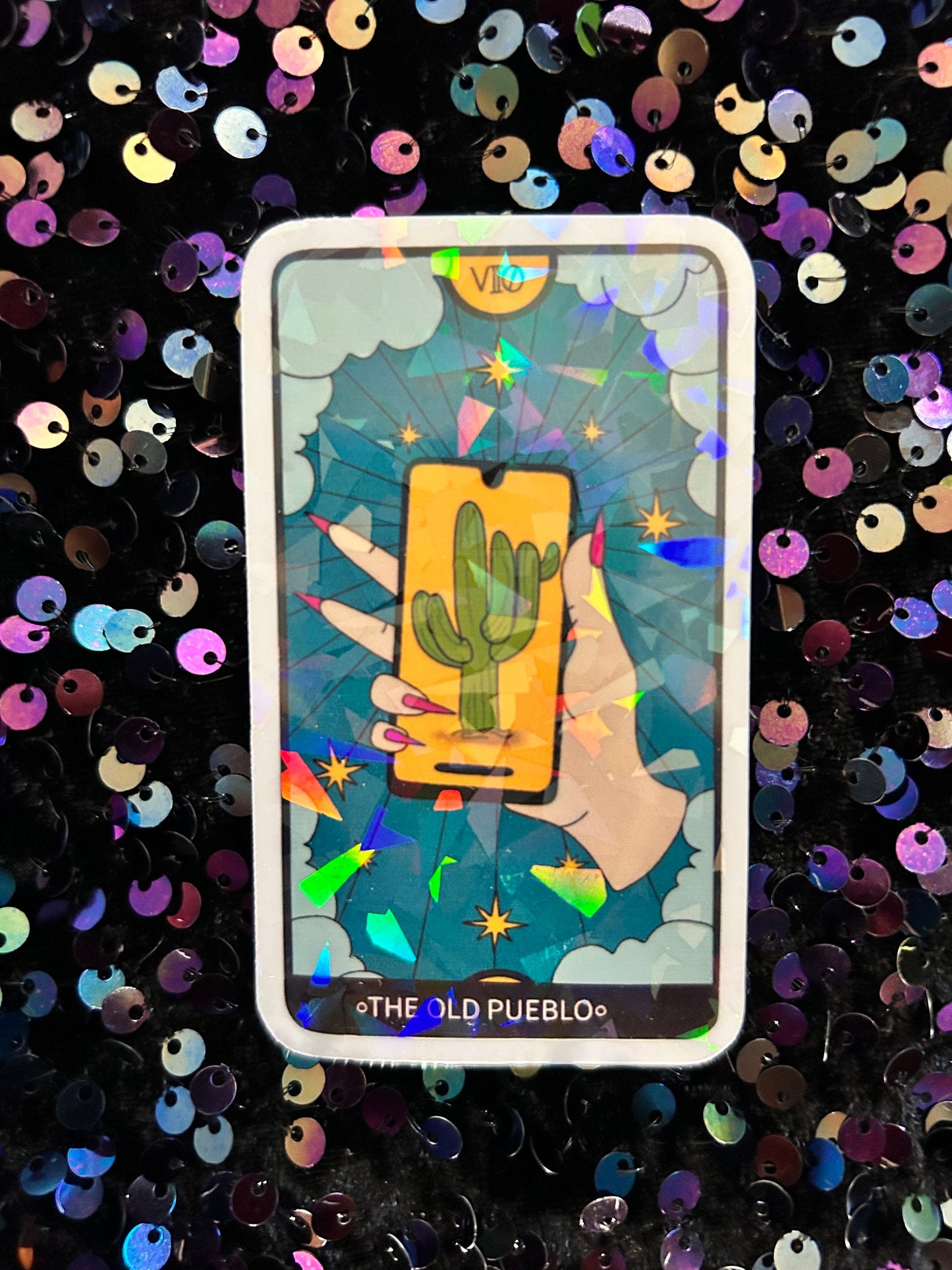 Tucson Tarot Sticker | Choose Your Finish