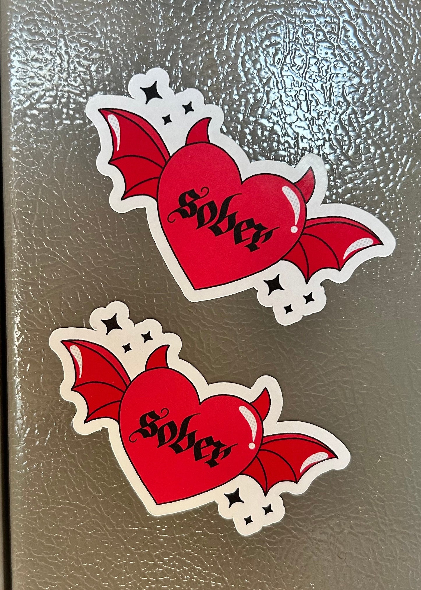 Naughty Sober Heart Sticker