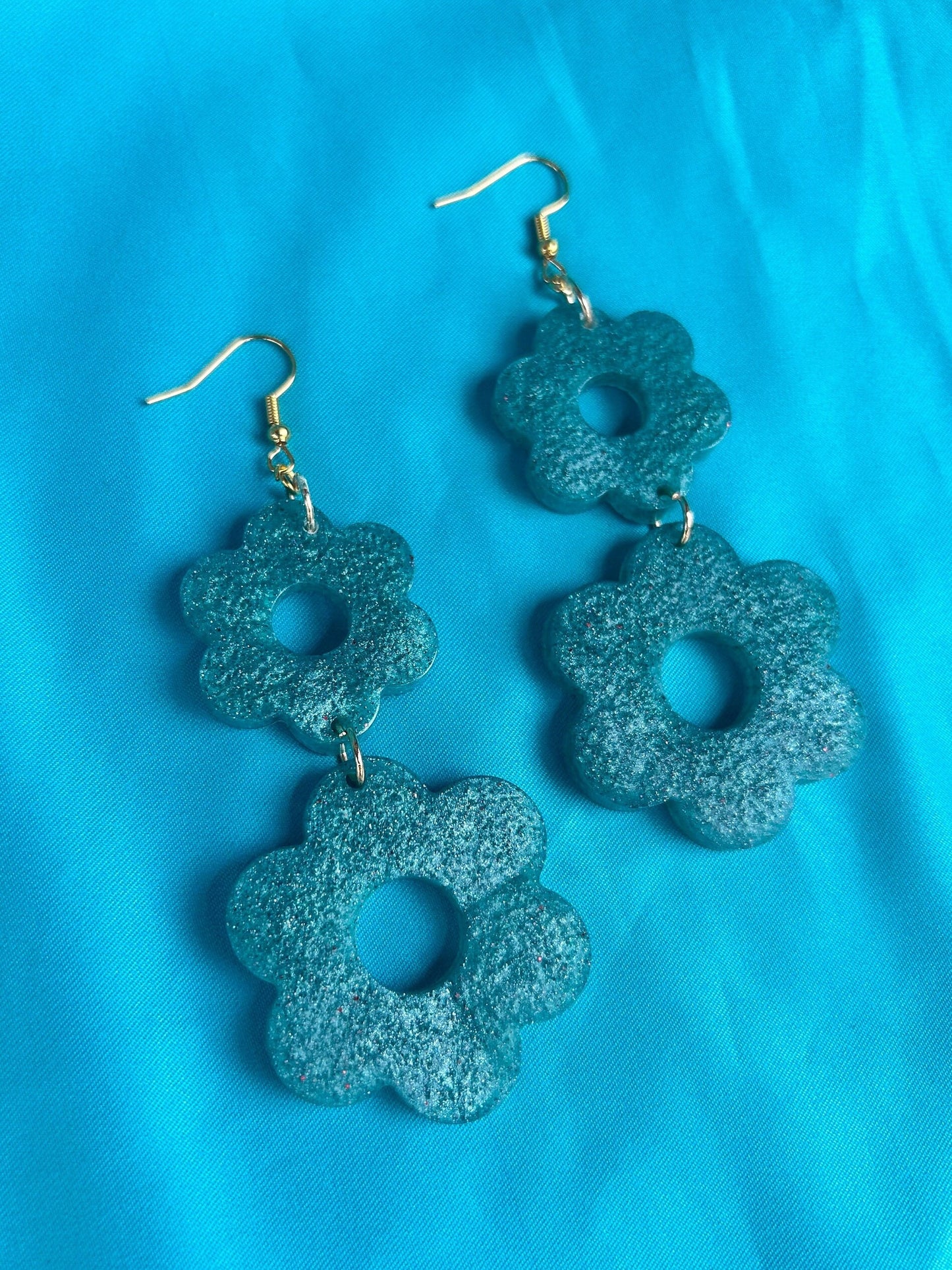 Large Tiered Flower Earrings | Handmade with Different Styles