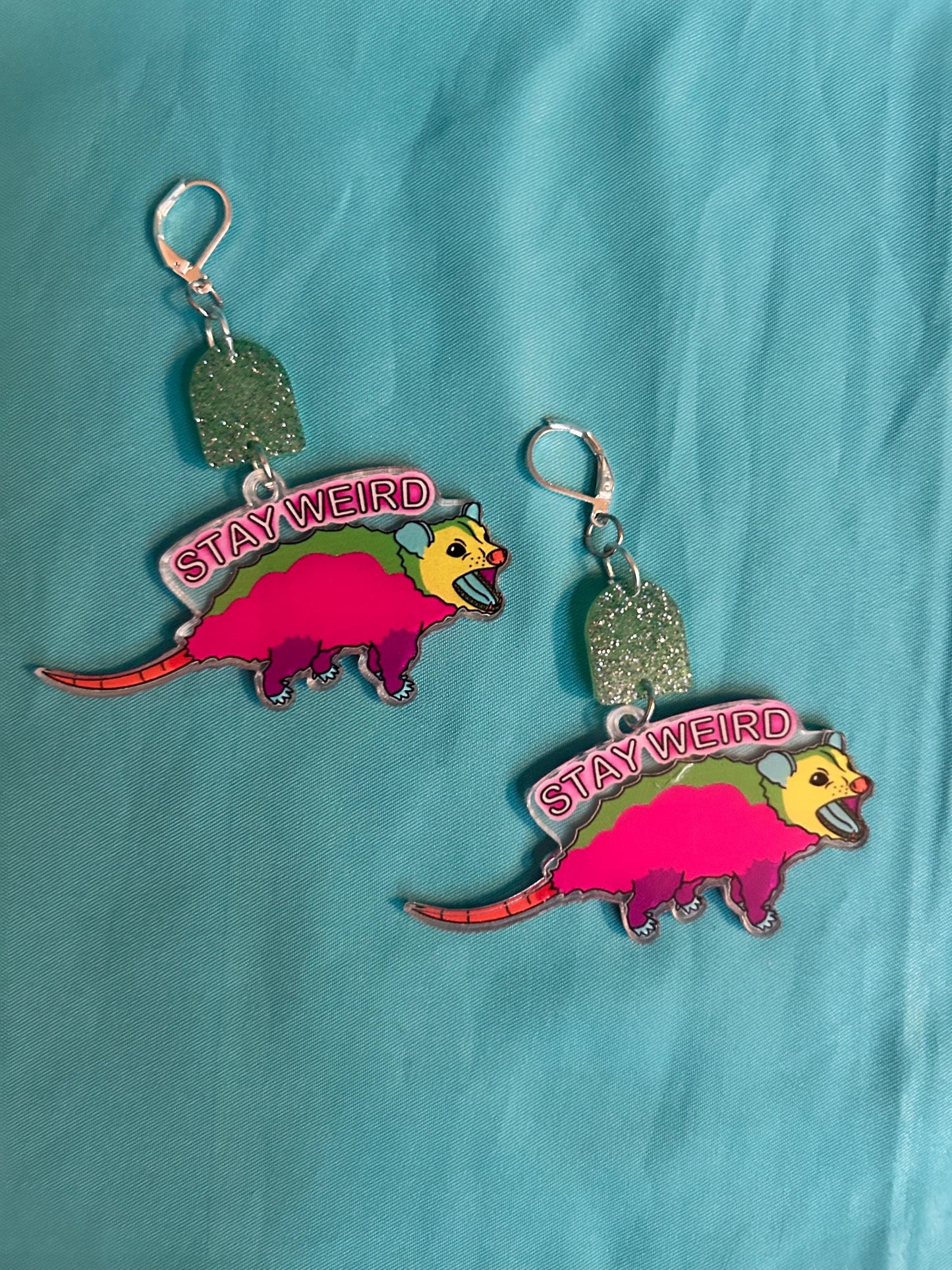 Stay Weird | Possum Earrings in a Variety of Styles