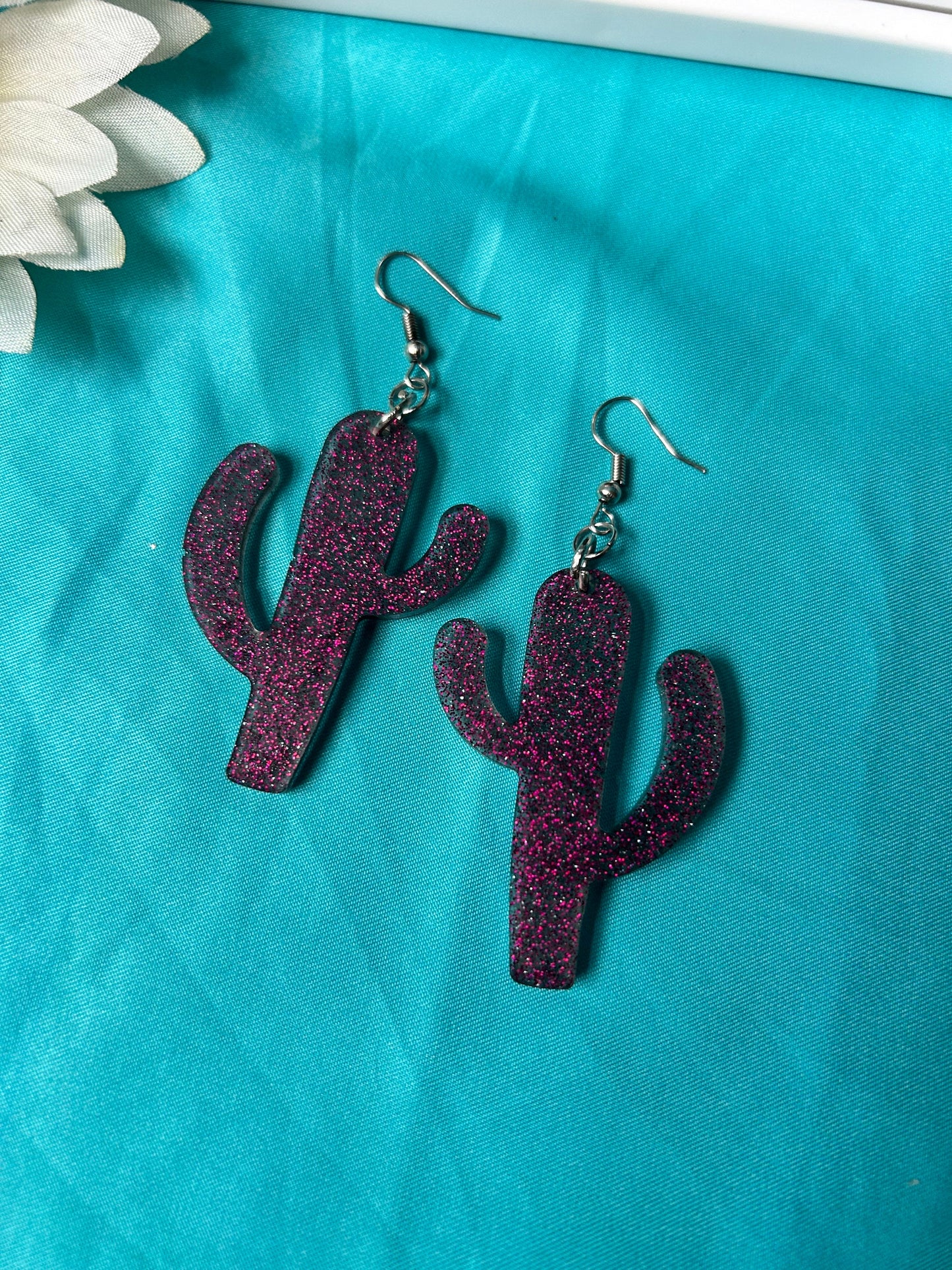 Large Saguaro Cactus Earrings | Choose Your Style