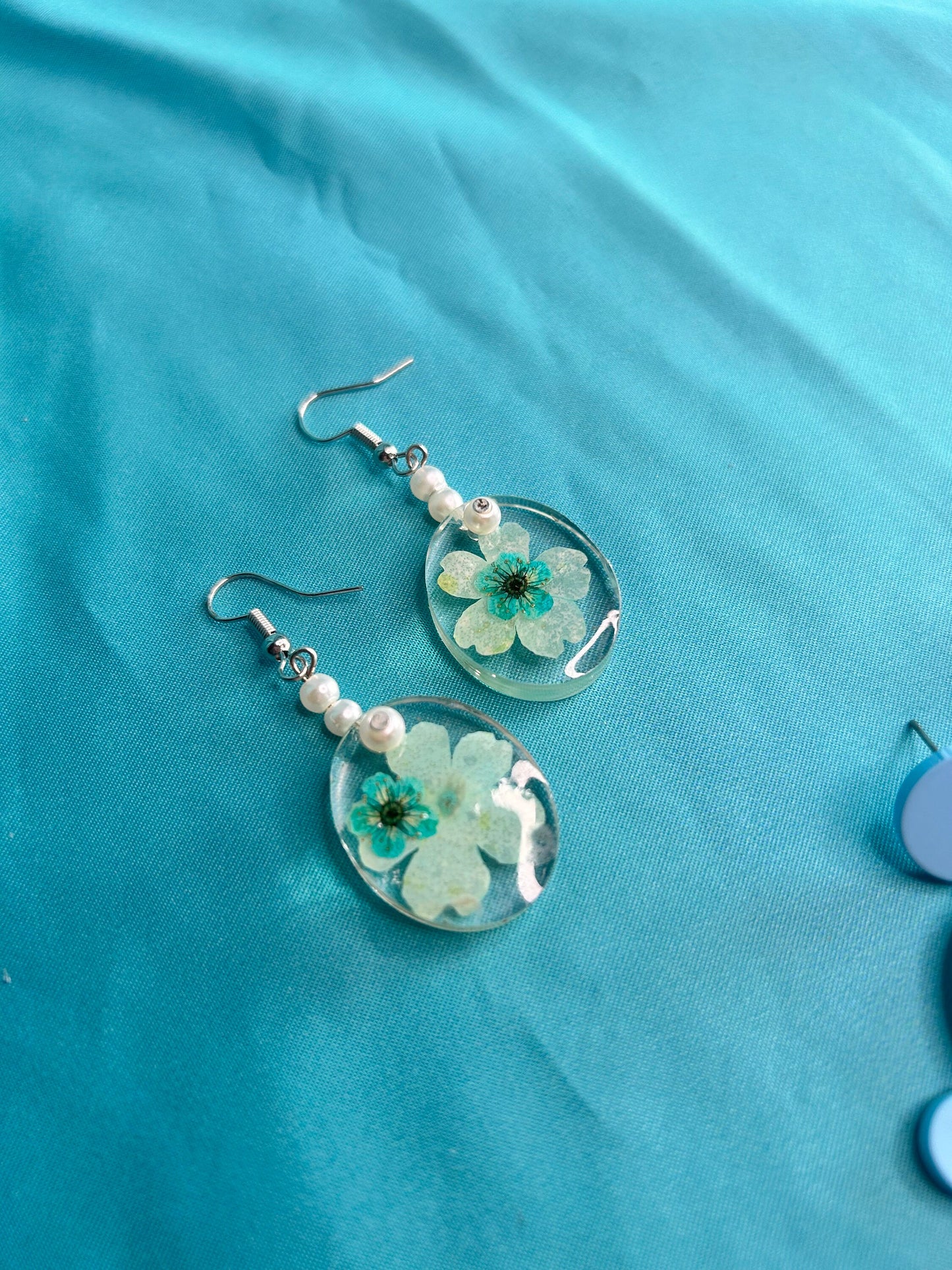Blue Floral Earrings | Choose Your Style