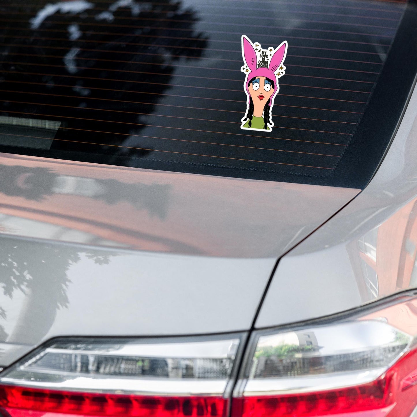 Louise Belcher Sticker | Makeover | My Love is Conditional | Bobs Burgers Fan Art
