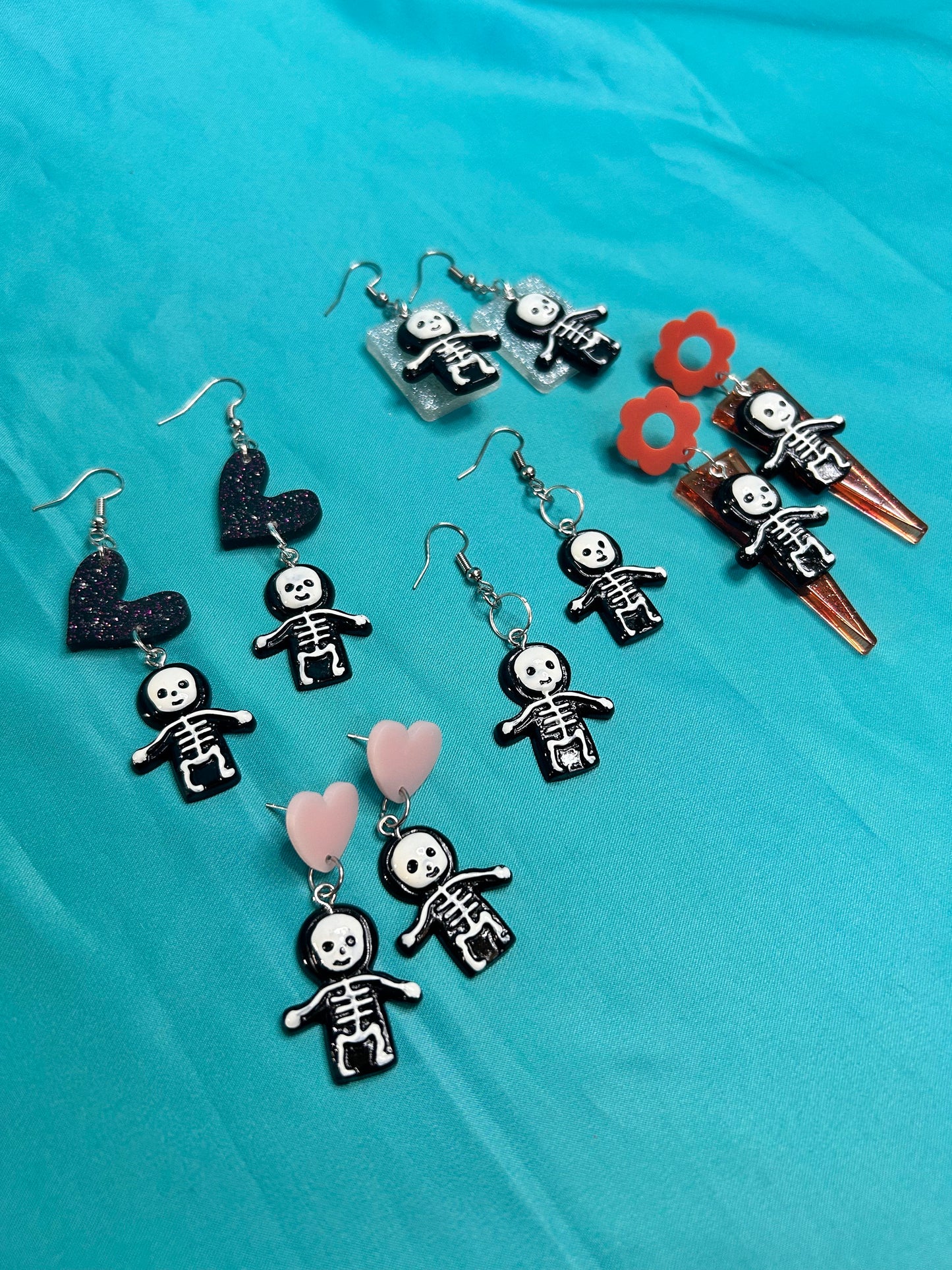 Creepy Baby Skeleton Earrings | Choose Your Style