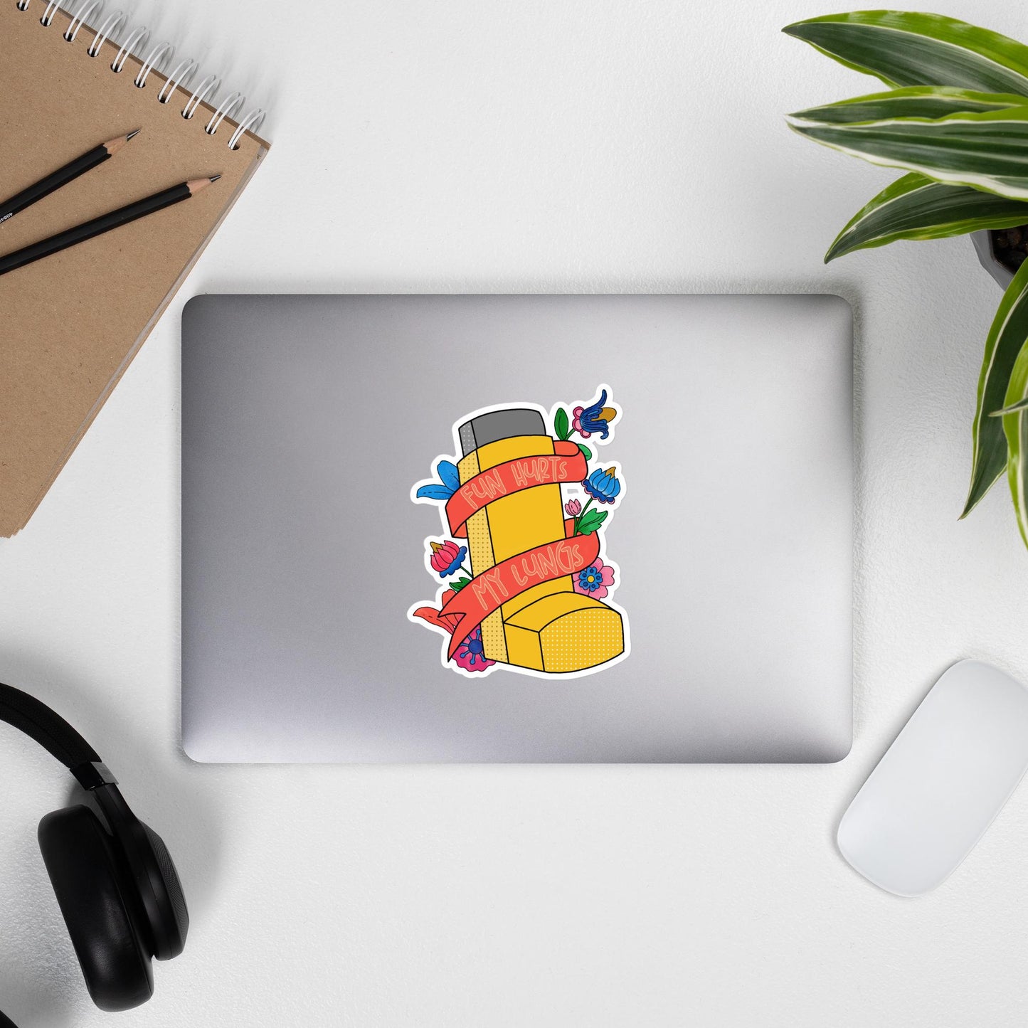 Fun Hurts My Lungs Sticker, Magnet or Temporary Tattoo | Bobs Burgers Fan Art