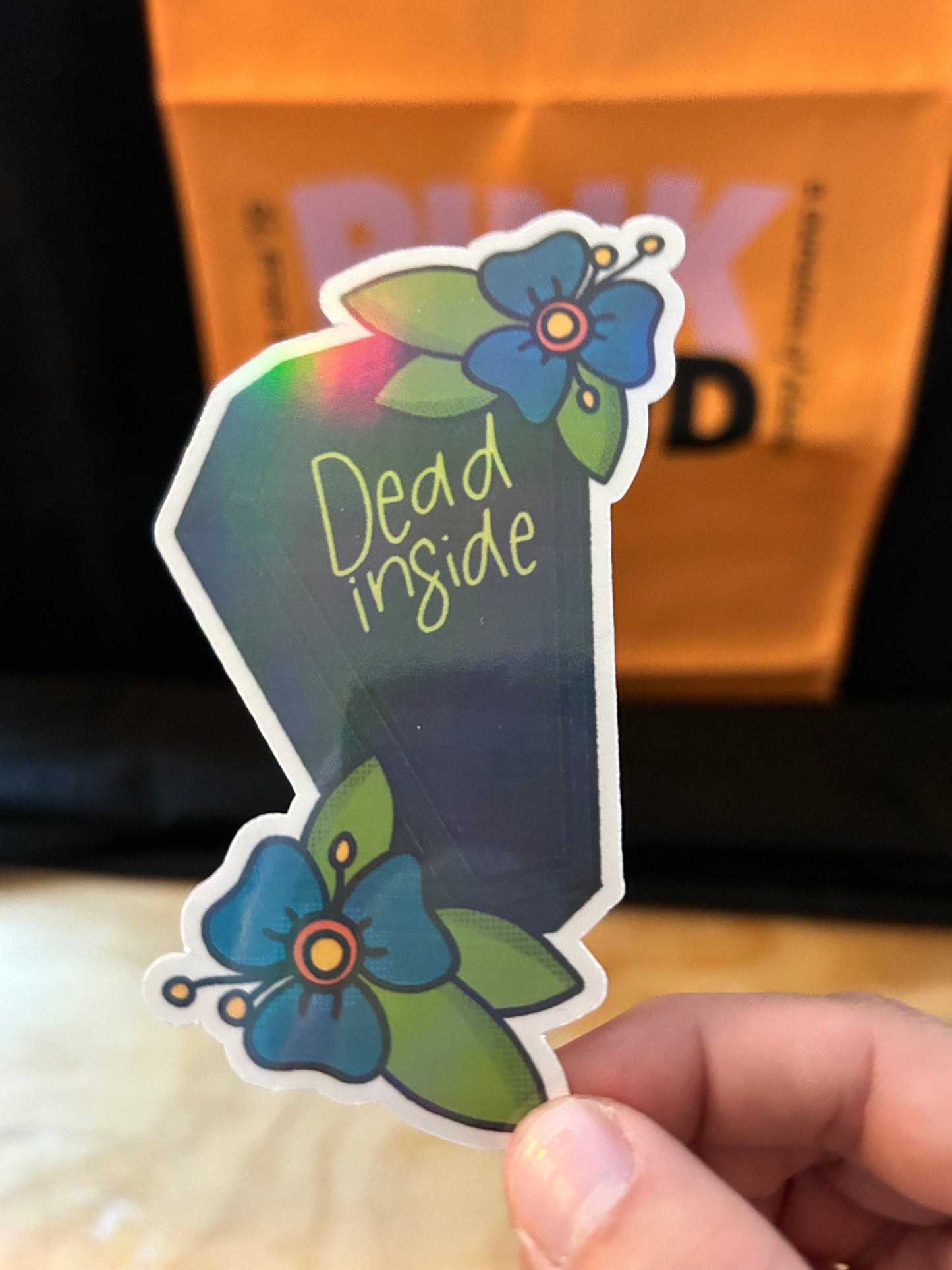 Dead Inside Sticker | Choose Your Finish and Size