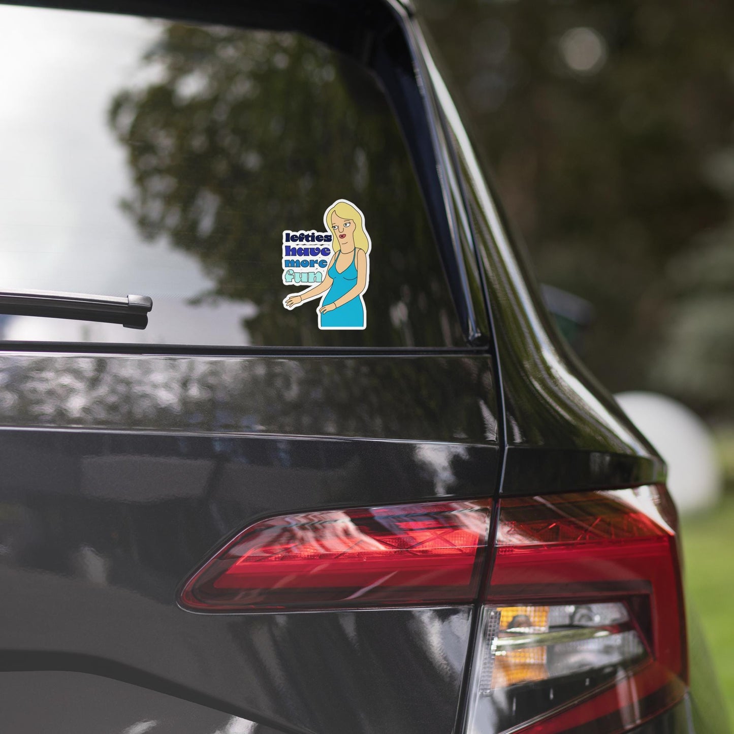 Nadine Sticker | Lefties Have More Fun | Bobs Burgers Fan Art Sticker | 3 inches wide