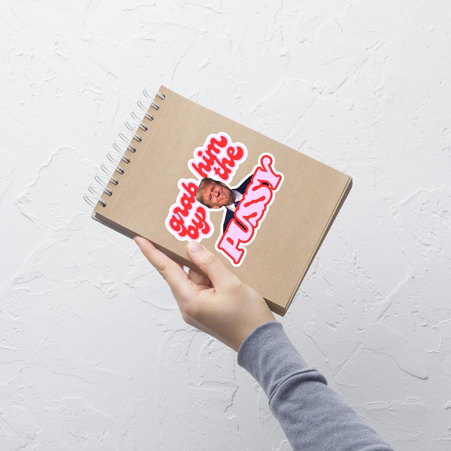 Political Sticker | Grab Em | Donald Trump