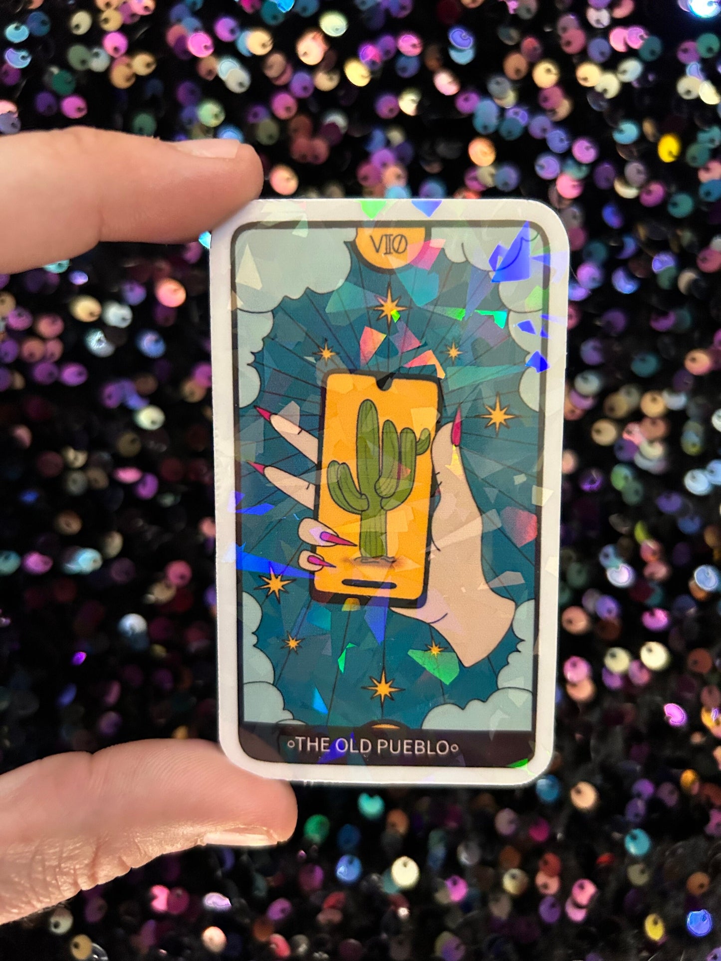 Tucson Tarot Sticker | Choose Your Finish