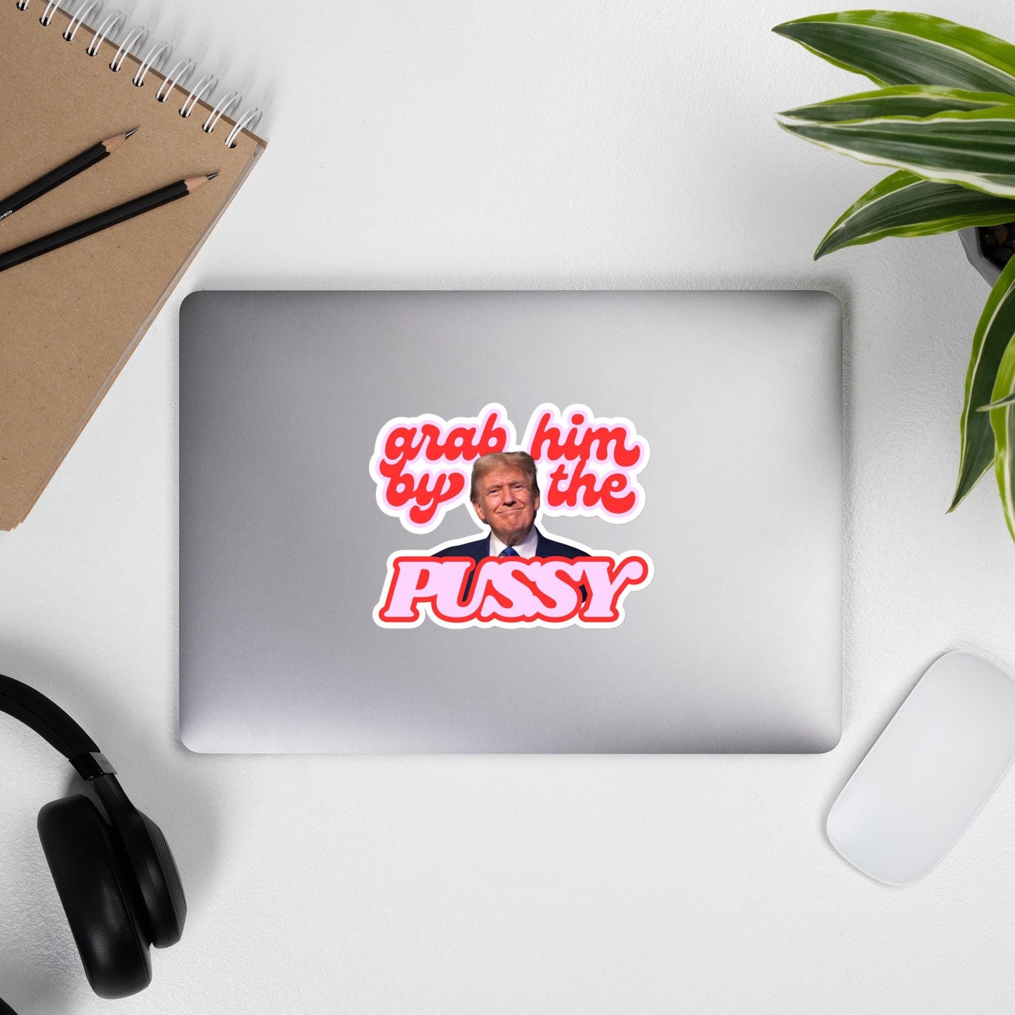 Political Sticker | Grab Em | Donald Trump