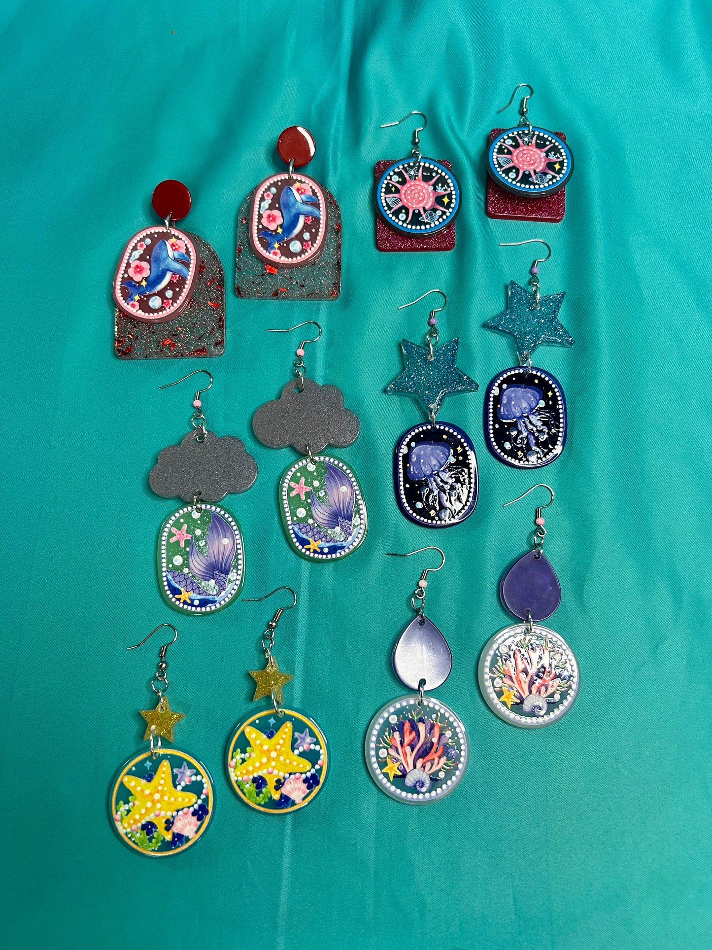 Ocean Art Earrings | Choose Your Style