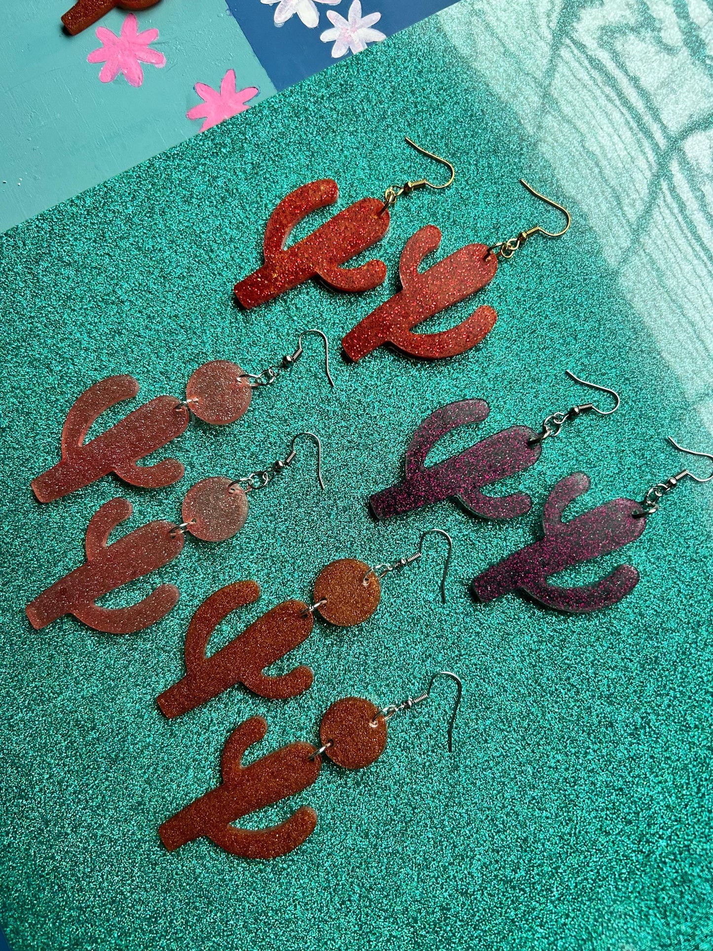 Large Saguaro Cactus Earrings | Choose Your Style