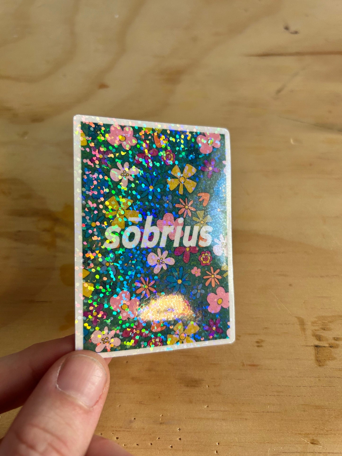 Sōbrius Latin Sober Sticker