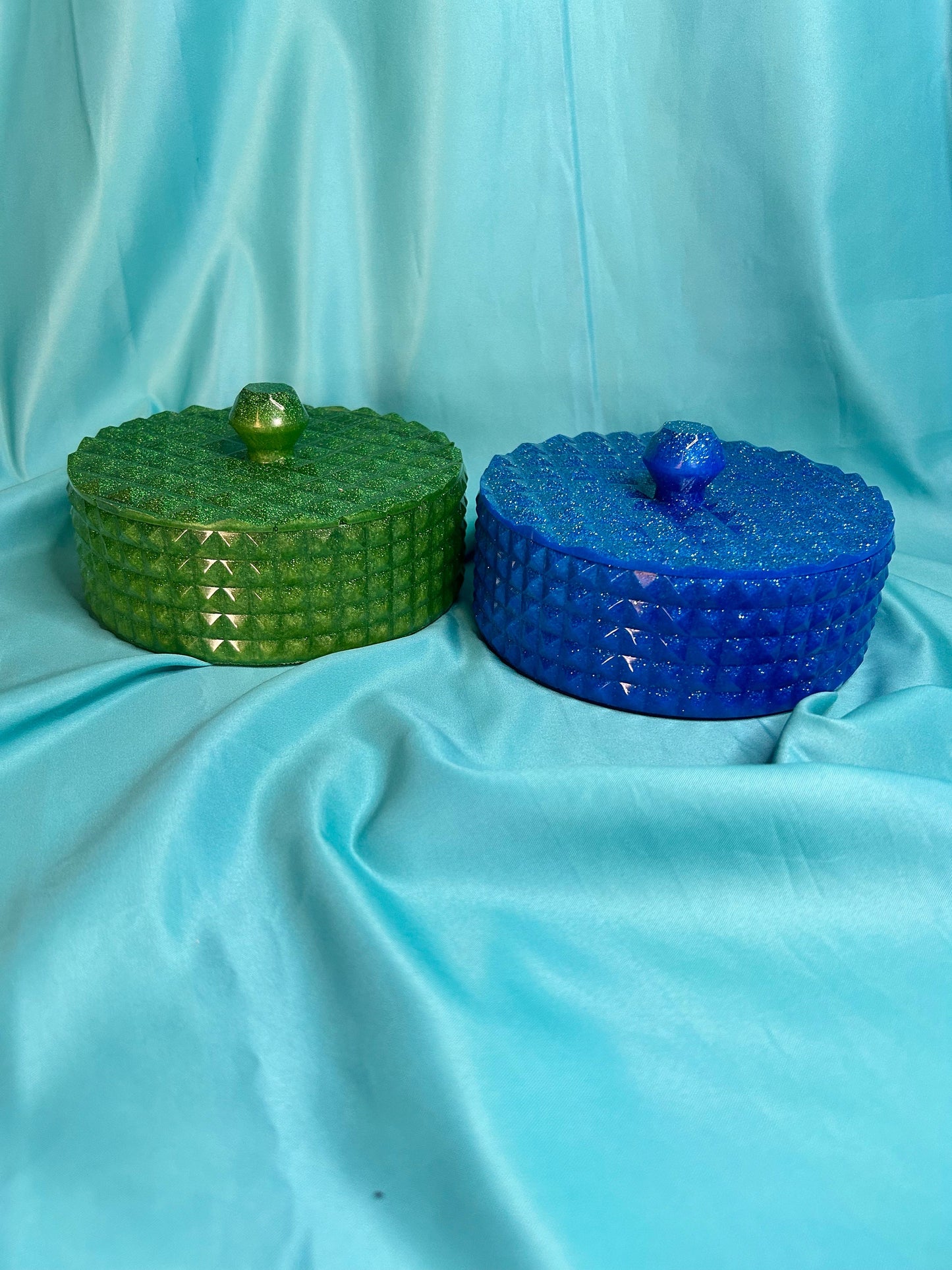 Large Decorative Jar | Diamond Pattern | Choose Your Color
