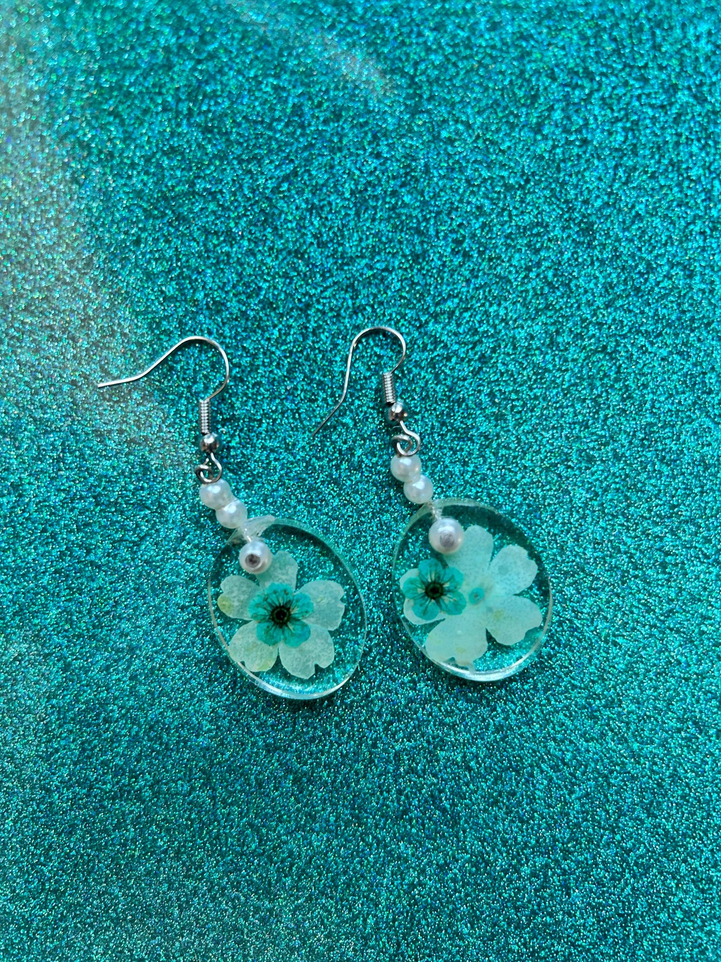 Blue Floral Earrings | Choose Your Style