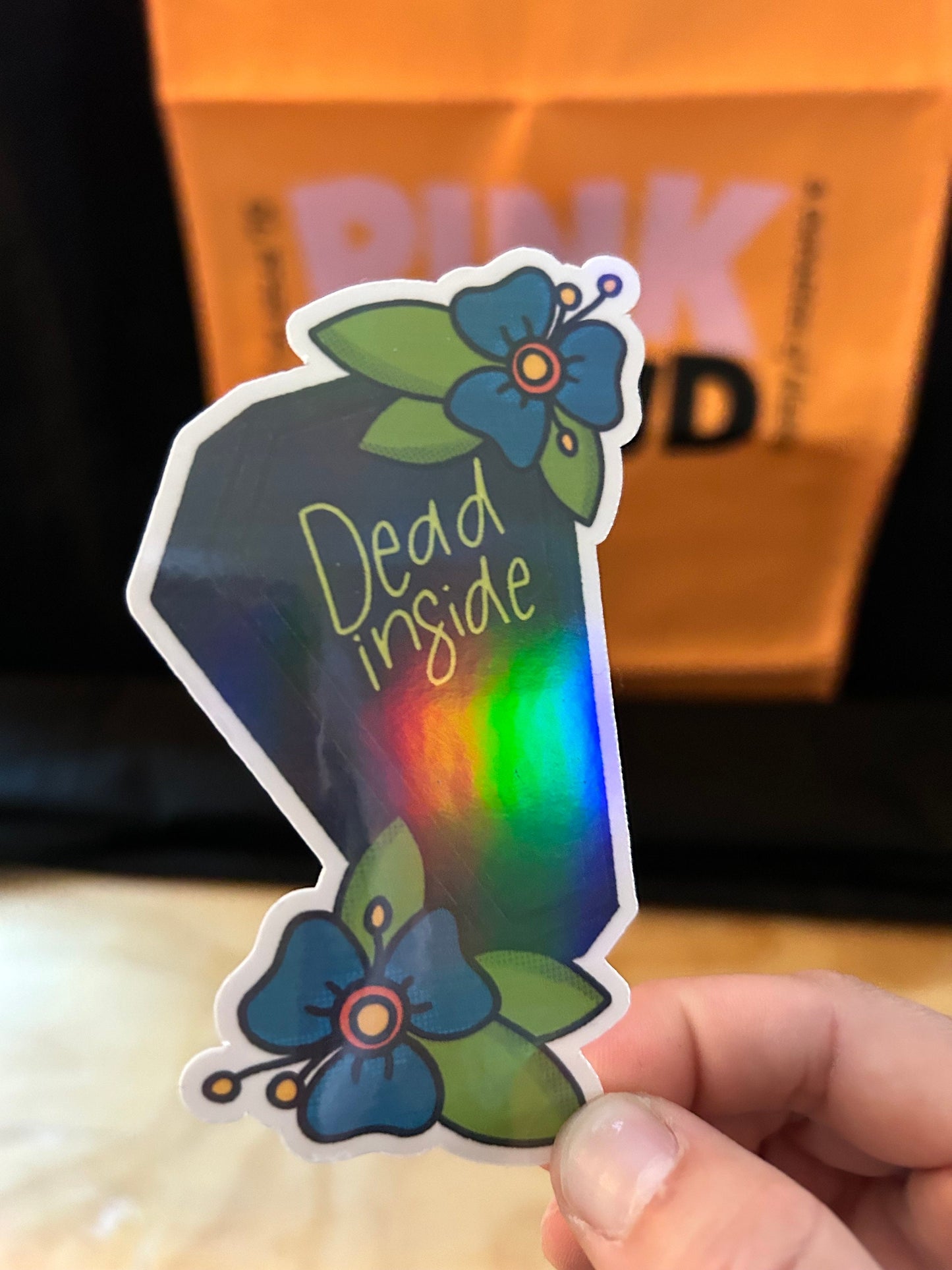 Dead Inside Sticker | Choose Your Finish and Size