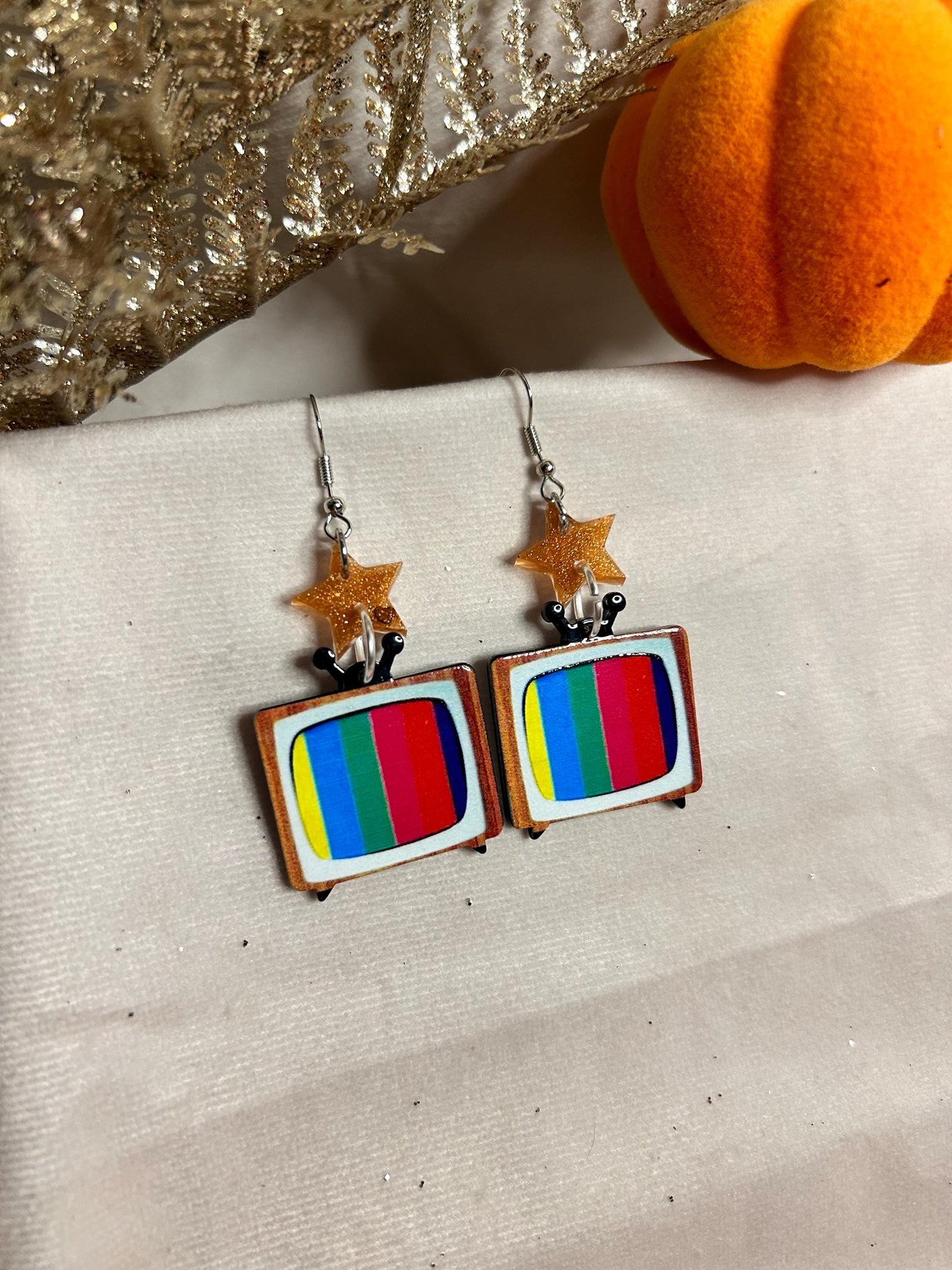 TV and Movie Earrings | Coose Your Style | Are You Afraid Of The Dark or TV Static
