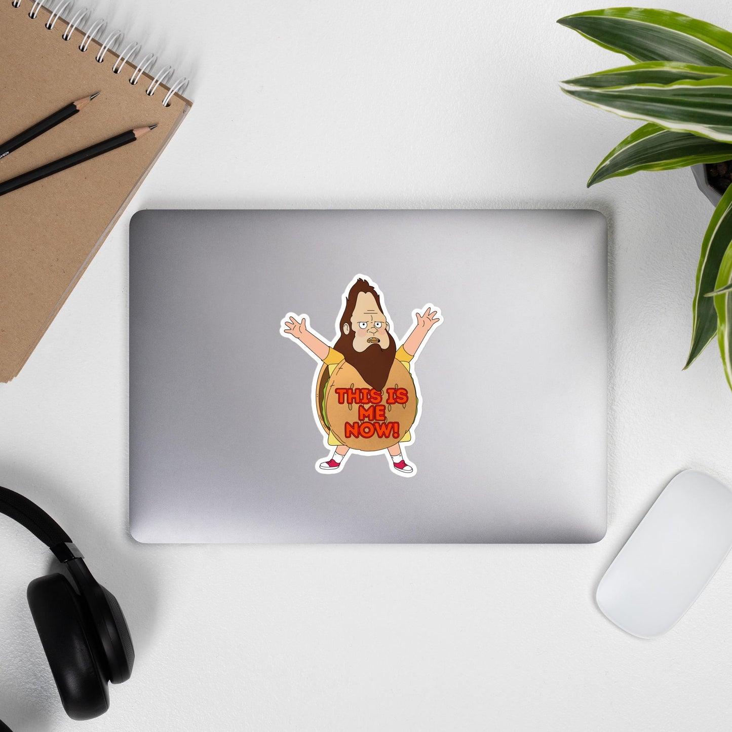 Beefsquatch Sticker | Gene Belcher | This is me now! | Bobs Burgers Fan Art