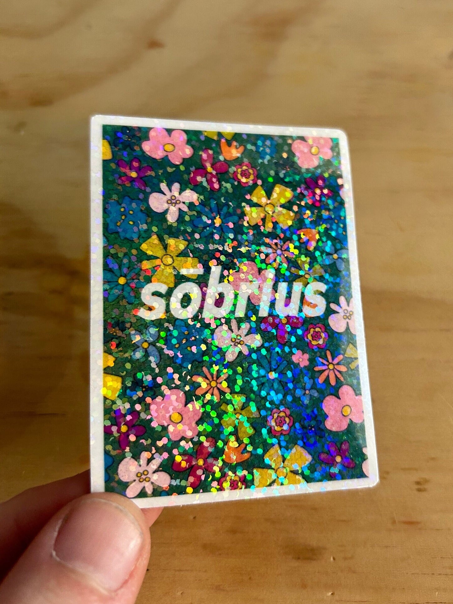 Sōbrius Latin Sober Sticker