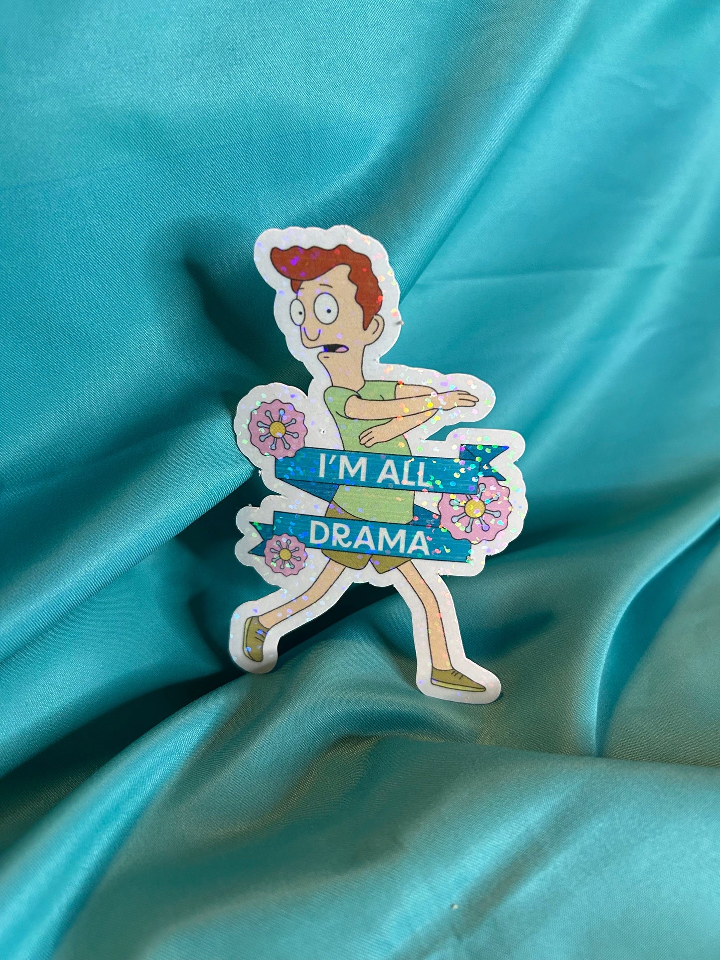I’m all Drama Sticker | Peter Pescadero | Pop Lock and Drop It | Bobs Burgers Fan Art
