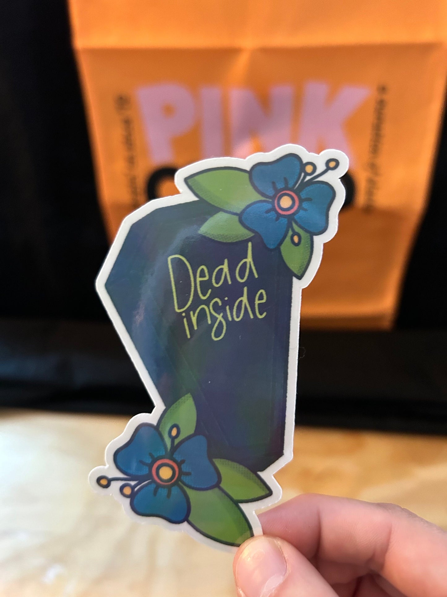 Dead Inside Sticker | Choose Your Finish and Size