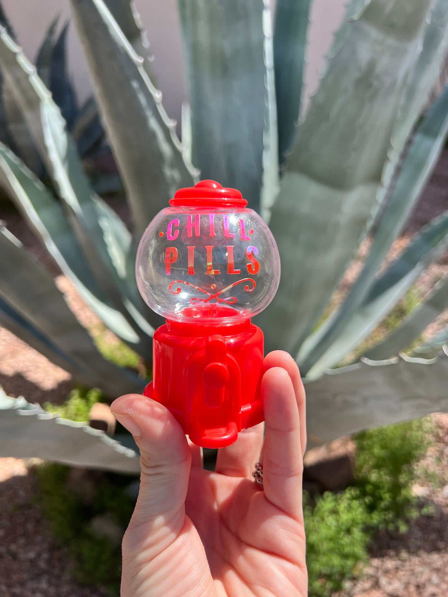 Chill Pills Dispenser: Custom Phrase Candy Pill Holder