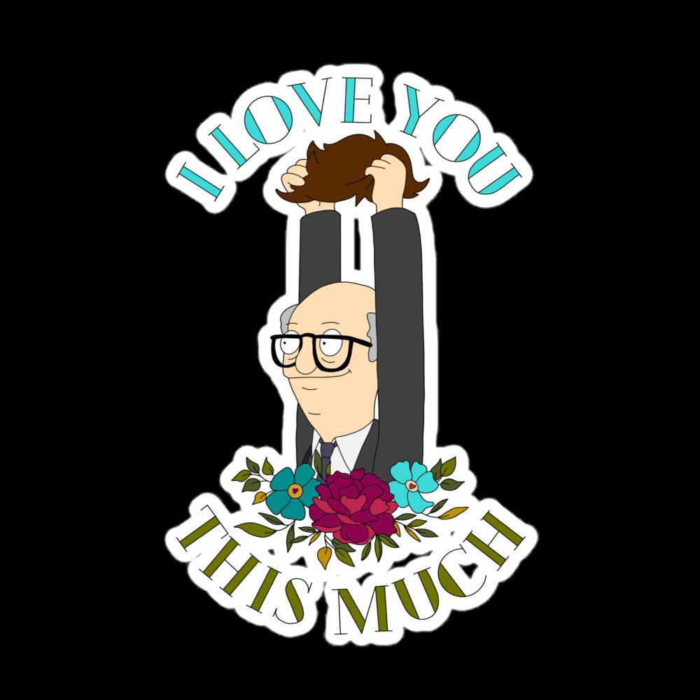 Mort Sticker | Toupee King | Bobs Burgers Fan Art