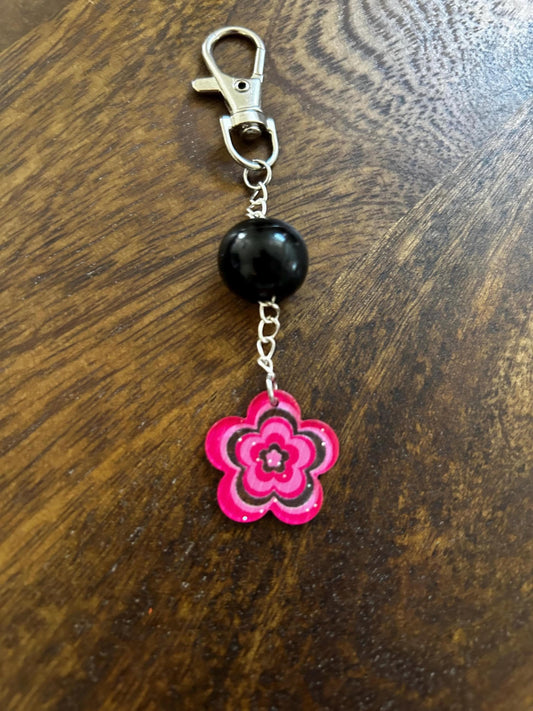 Handmade Bag Charms | glass, silver, lobster clasp