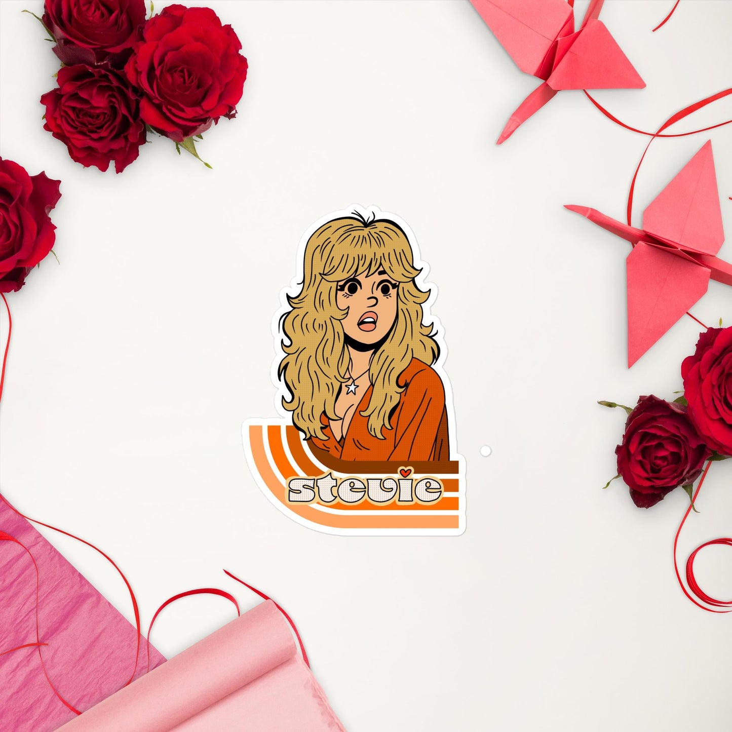 Stevie Nicks Fan Art | Sticker, Magnet or Tattoo | Choose Your Size and Finish