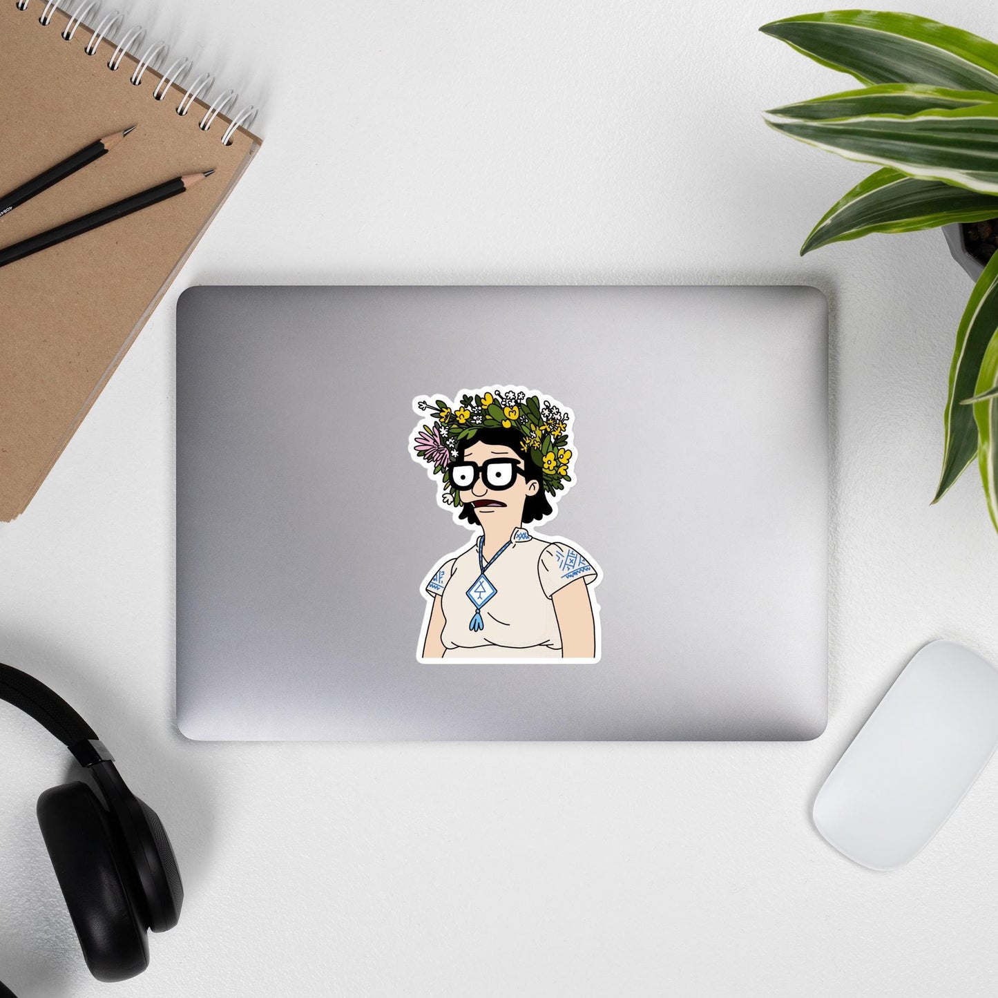 Dani and Tina Crossover Sticker | Bobs Burgers Fan Art