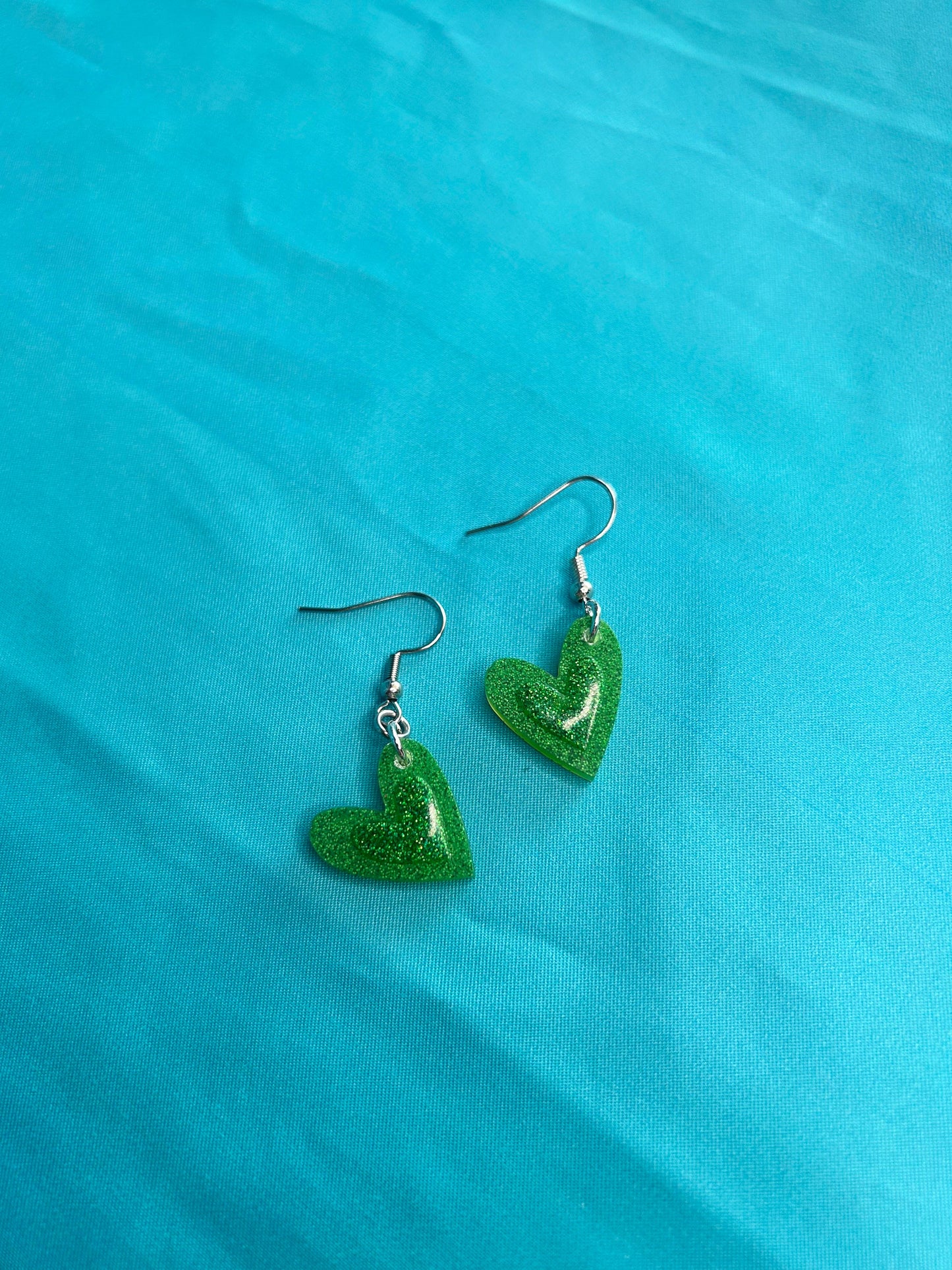 Heart Statement Earrings | Choose Your Style | Hook Backs | Good for Gauges Plugs Tunnels