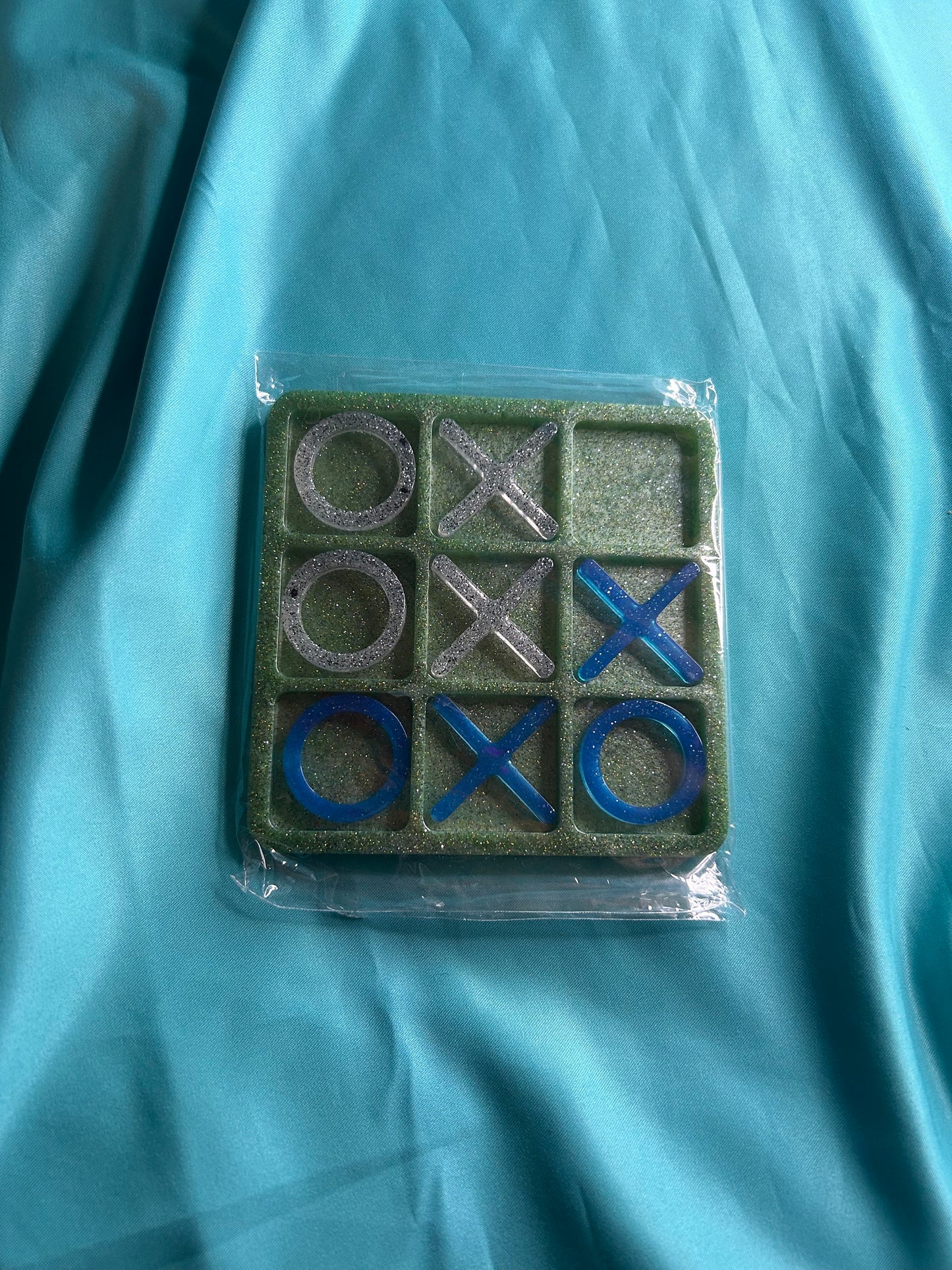 Decorative Tic Tac Toe Coffee Table Game | Choose Your Color