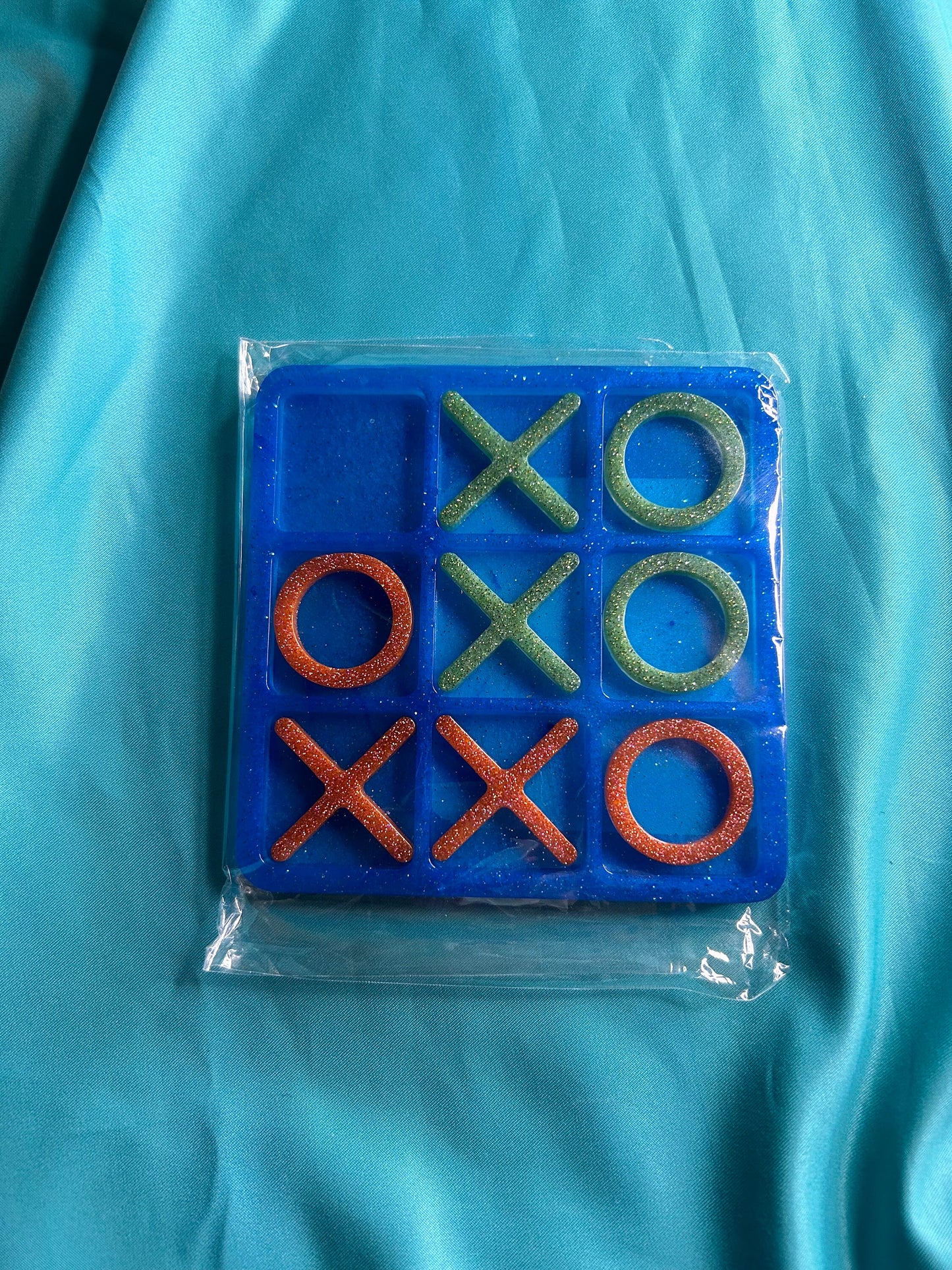 Decorative Tic Tac Toe Coffee Table Game | Choose Your Color