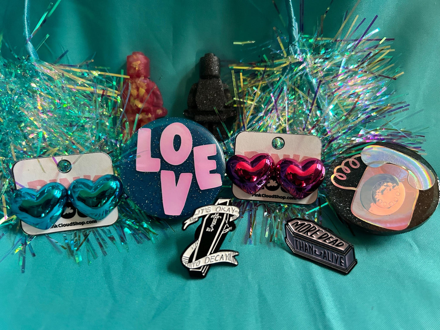 Color Themed Bundle Box | Stickers, Hats, Clothing, Keychain, Greeting Cards, Art, Earrings