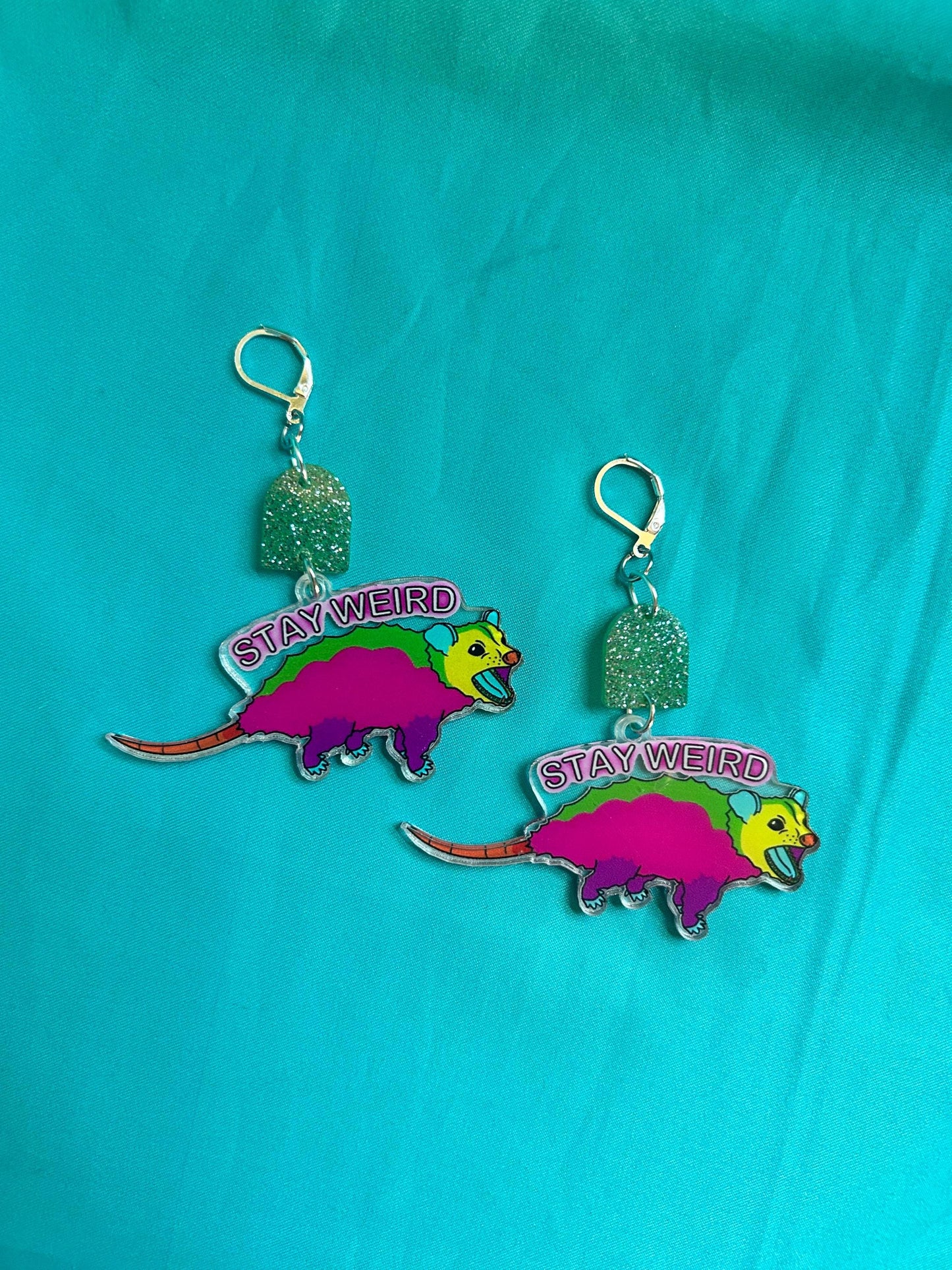 Stay Weird | Possum Earrings in a Variety of Styles