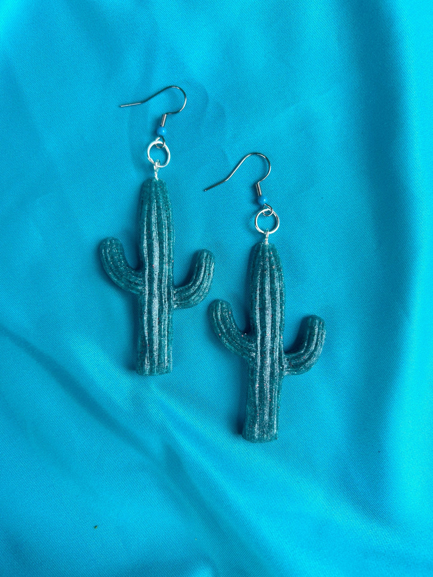 3D Cactus Earrings | Choose Your Style | Prickly Pear, Saguaro, Barrel