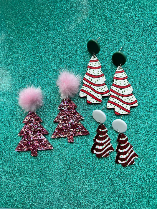 Christmas Tree Earrings | Choose Your Style