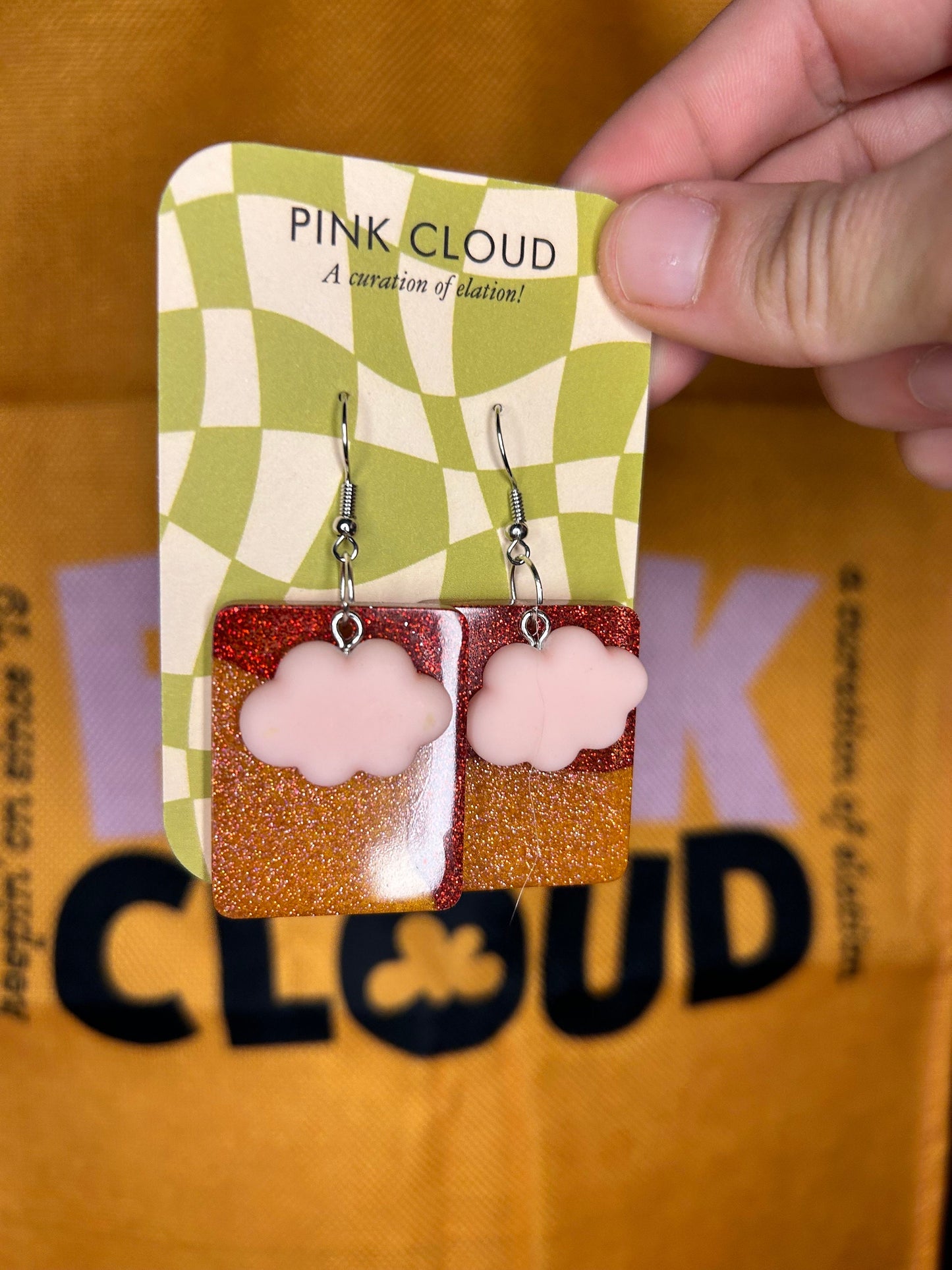 Cloud Earrings | Choose Your Style | Large, Small, Round, Square, Etc.