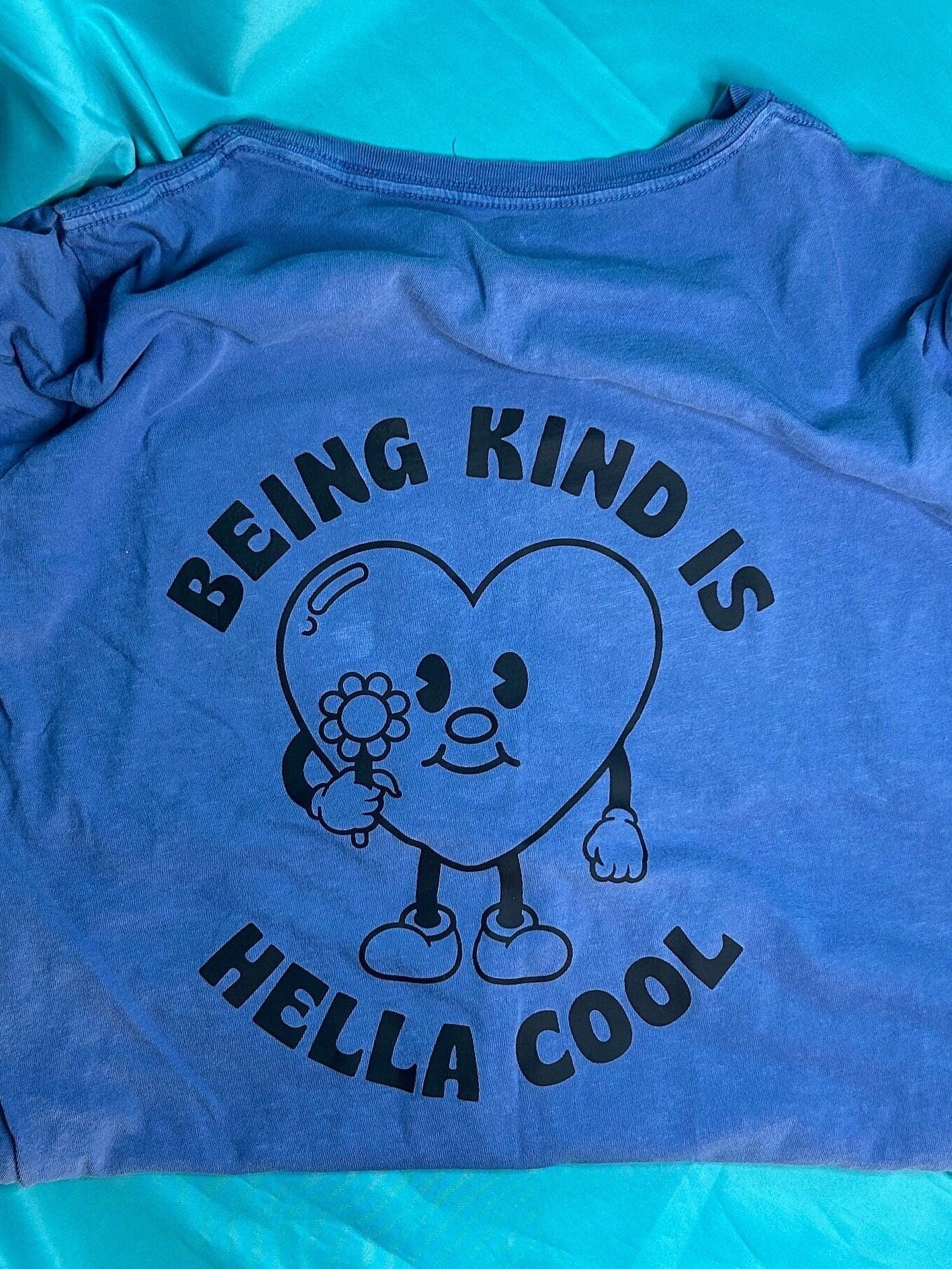 Being Kind is Hella Cool ~ Upcycled American Eagle AE Women’s Small TShirt