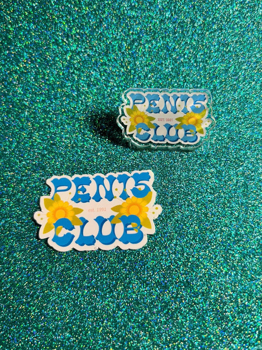 Pen15 Club Accessories | Acrylic Pin and Sticker Set | Millenial Gifts