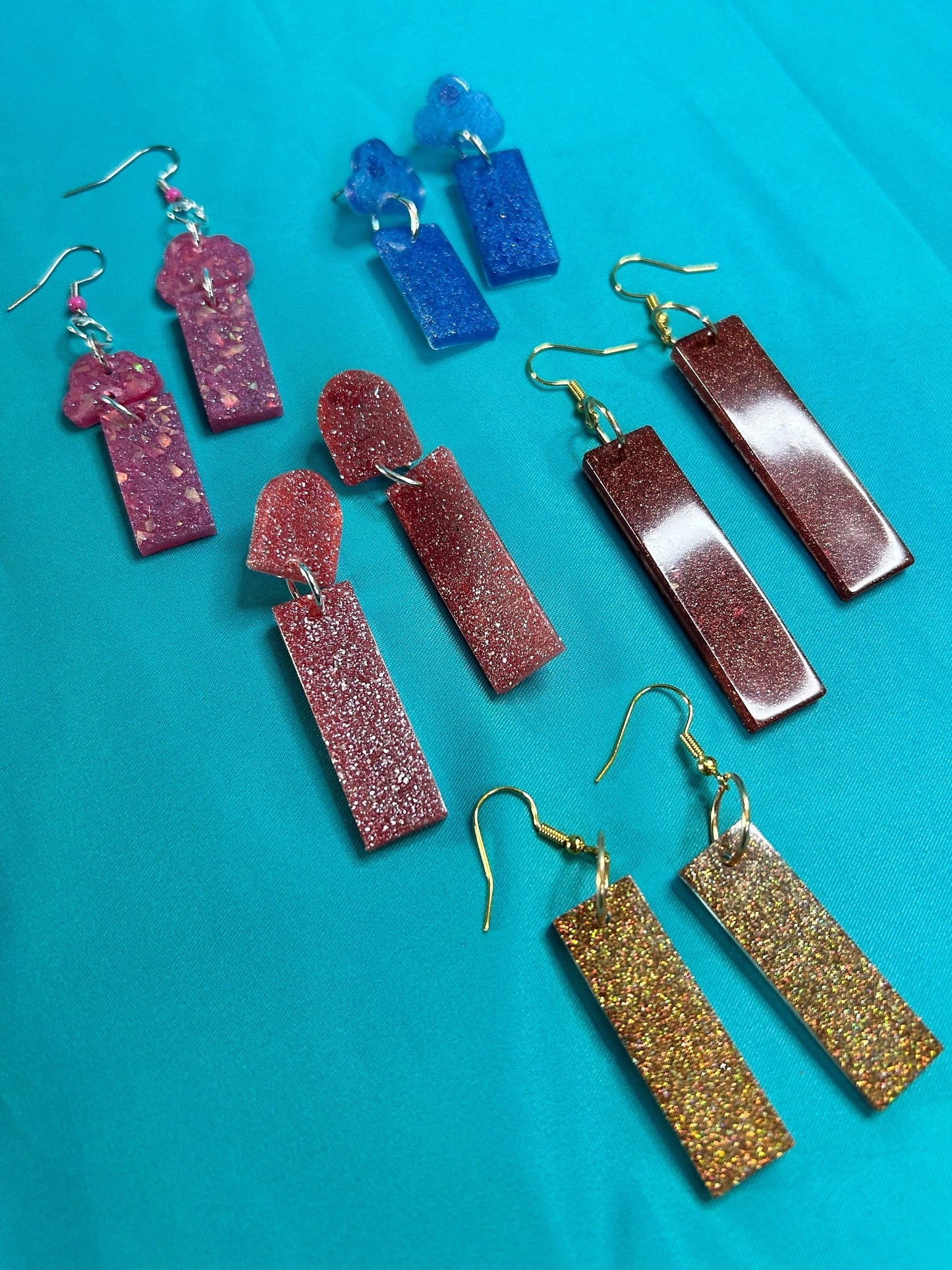 Rectangle Drop Earrings | Choose Your Style