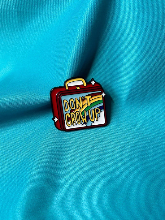 Don’t Grow Up Lunchbox Enamel Pin