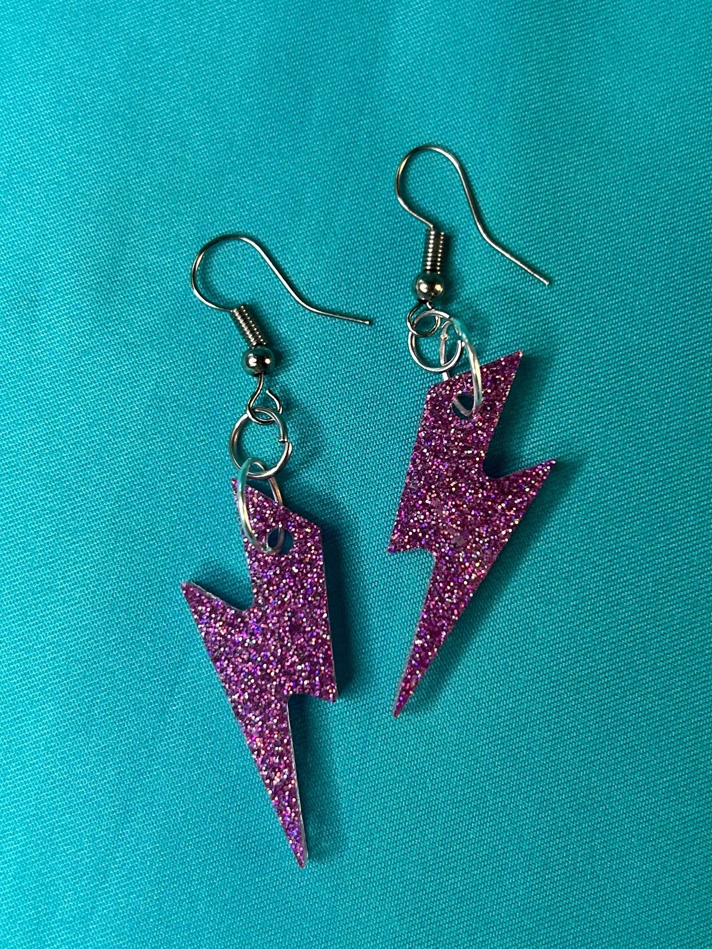 Little Lightning Bolt Earrings | Choose Your Color and Style