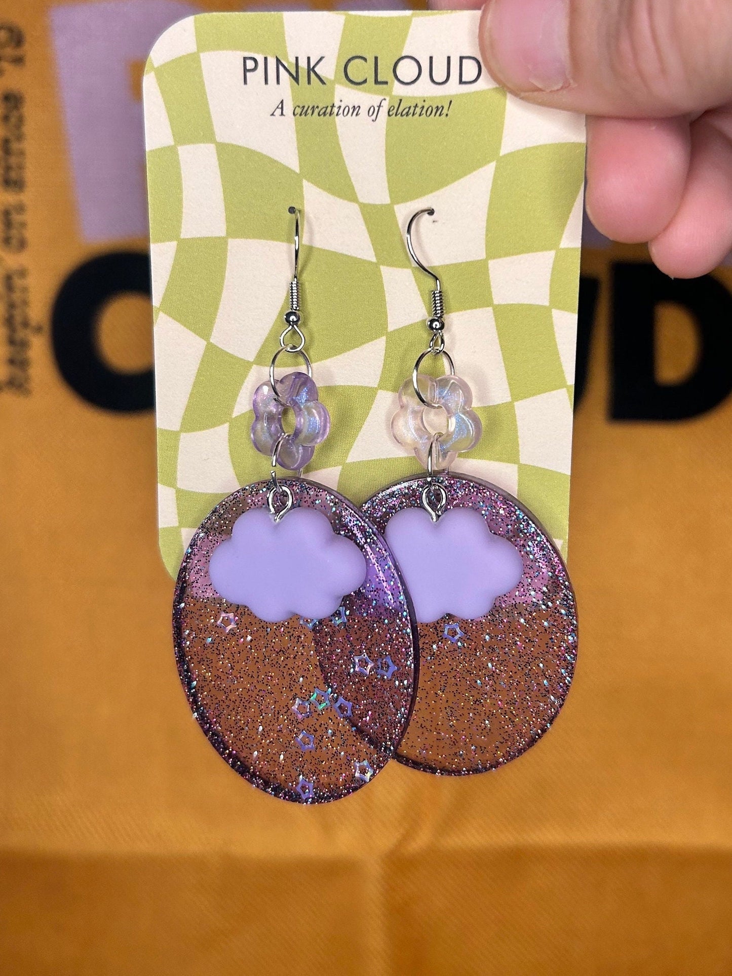 Cloud Earrings | Choose Your Style | Large, Small, Round, Square, Etc.